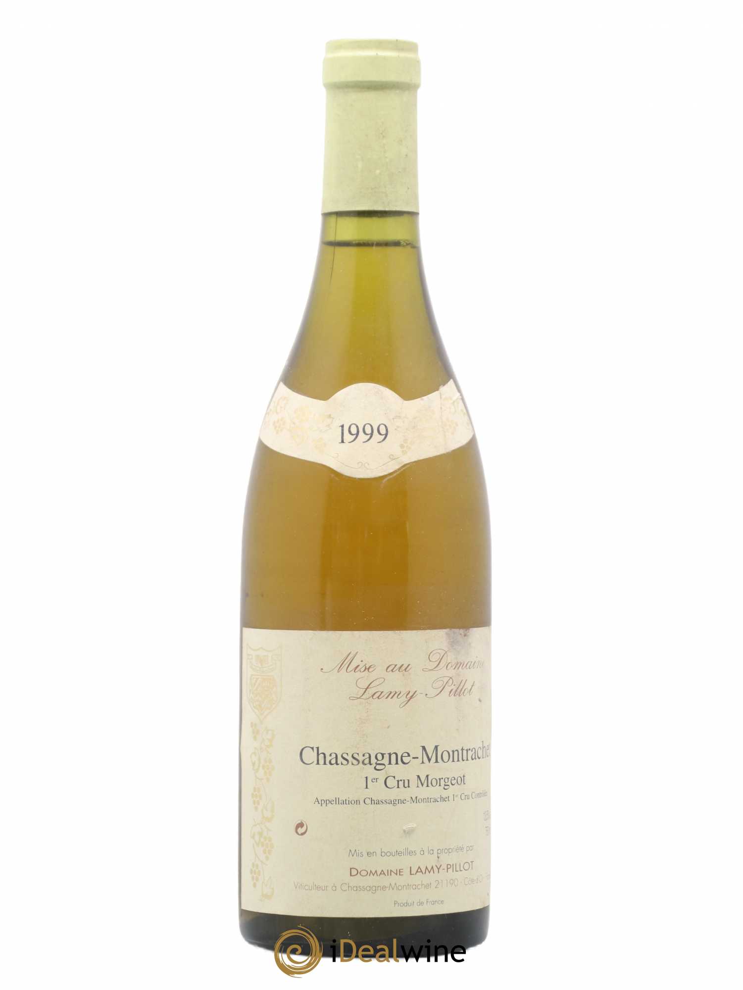 Chassagne-Montrachet 1er Cru Morgeot Lamy Pillot (sans prix de réserve) 1999 - Lot de 1 bouteille - 0