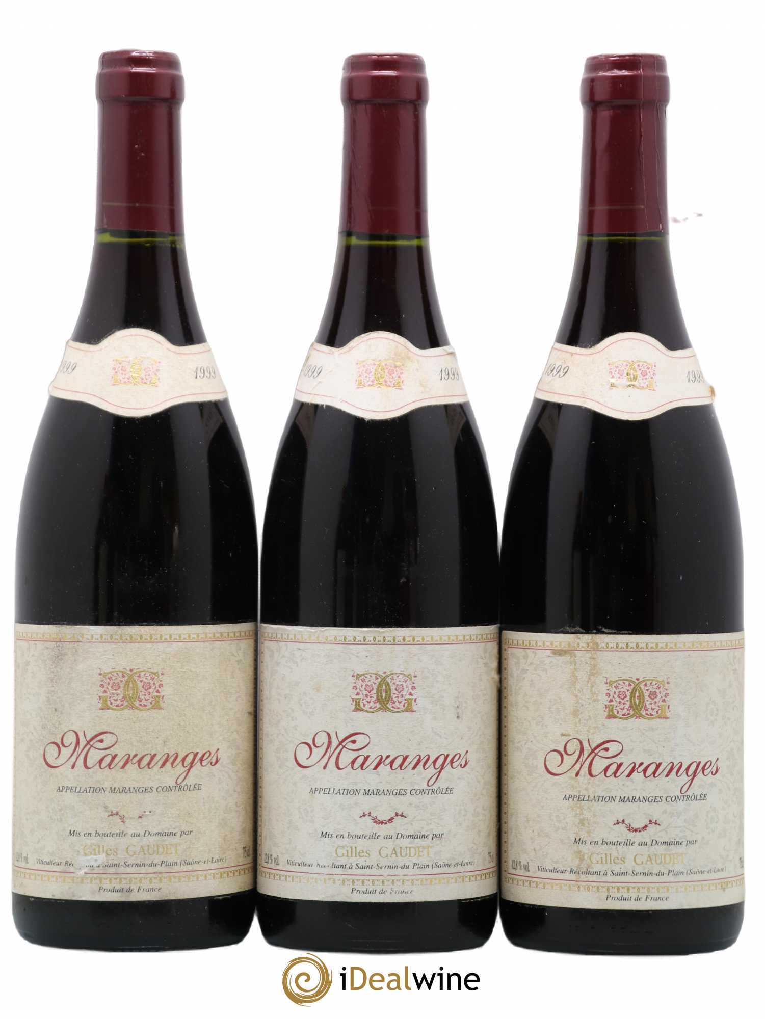 Maranges G Gaudet 1999 - Posten von 3 Flaschen - 0