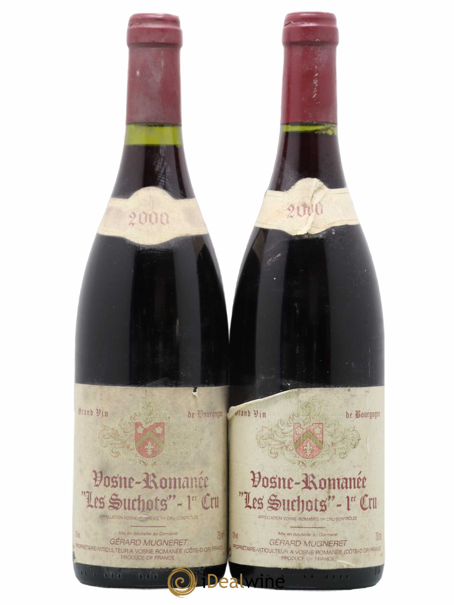 Vosne-Romanée 1er Cru Les Suchots Gérard Mugneret 2000 - Lot de 2 bouteilles - 0