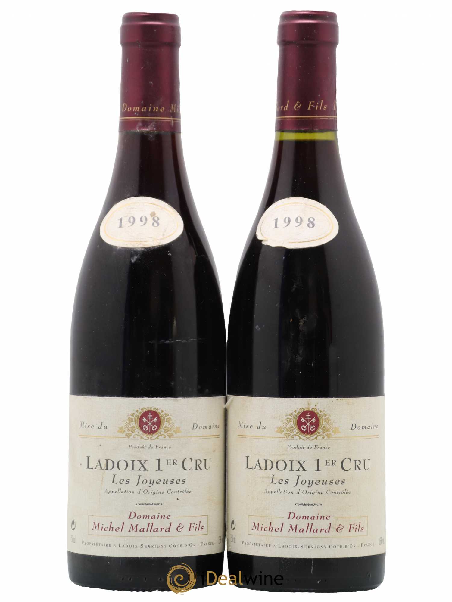 Ladoix 1er Cru Les Joyeuses Mallard 1998 - Posten von 2 Flaschen - 0