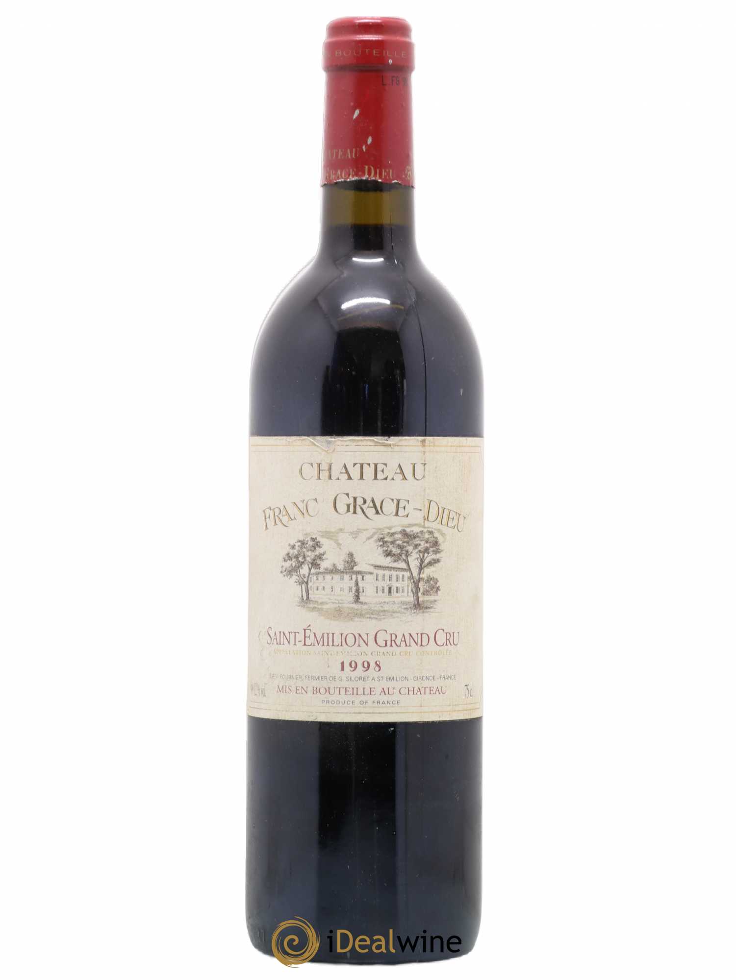 Saint-Émilion Grand Cru Château Franc Grâce Dieu (sans prix de réserve) 1998 - Posten von 1 Flasche - 0