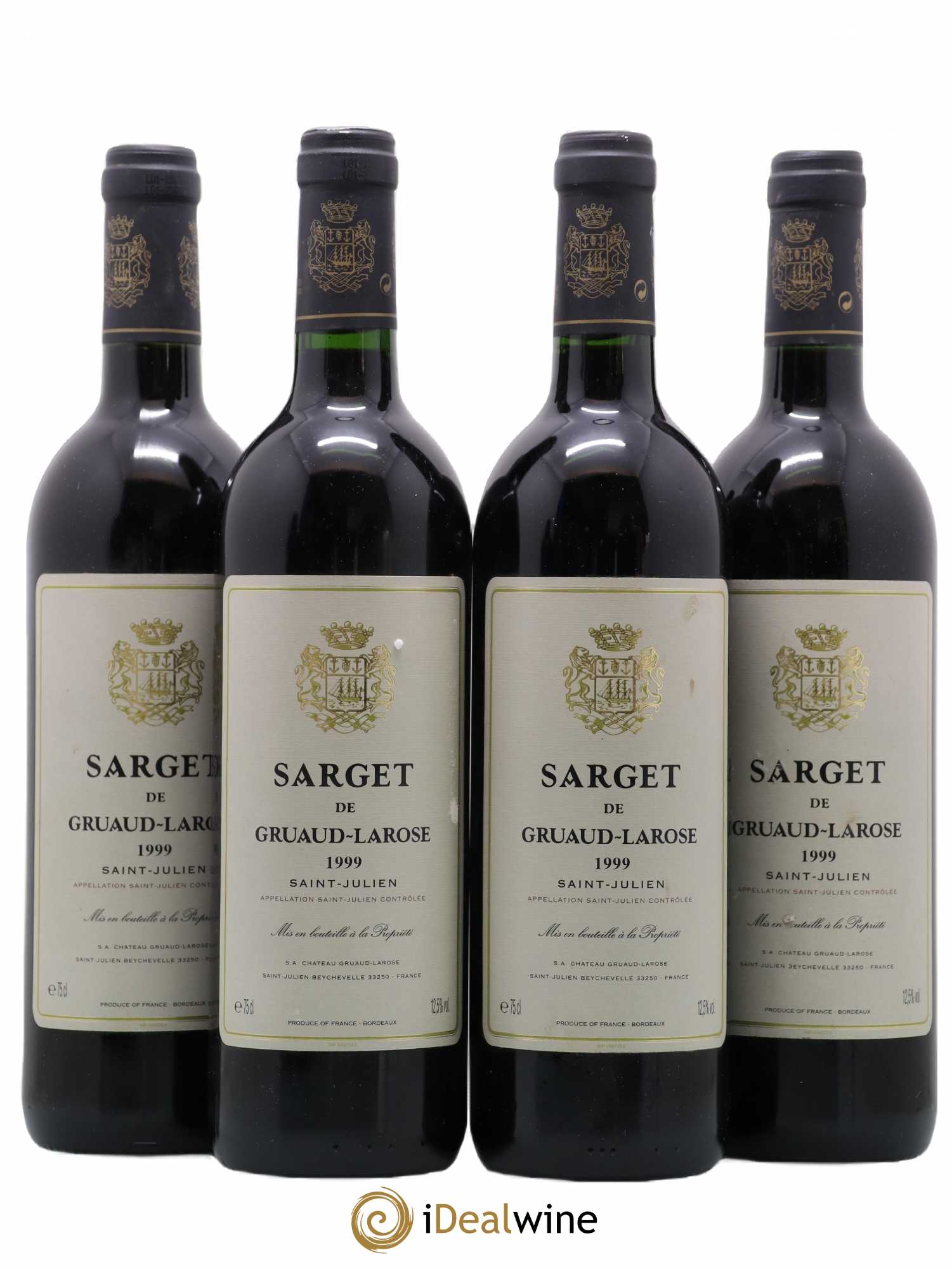 Sarget de Gruaud Larose Second Vin 1999 - Lot de 4 bouteilles - 0