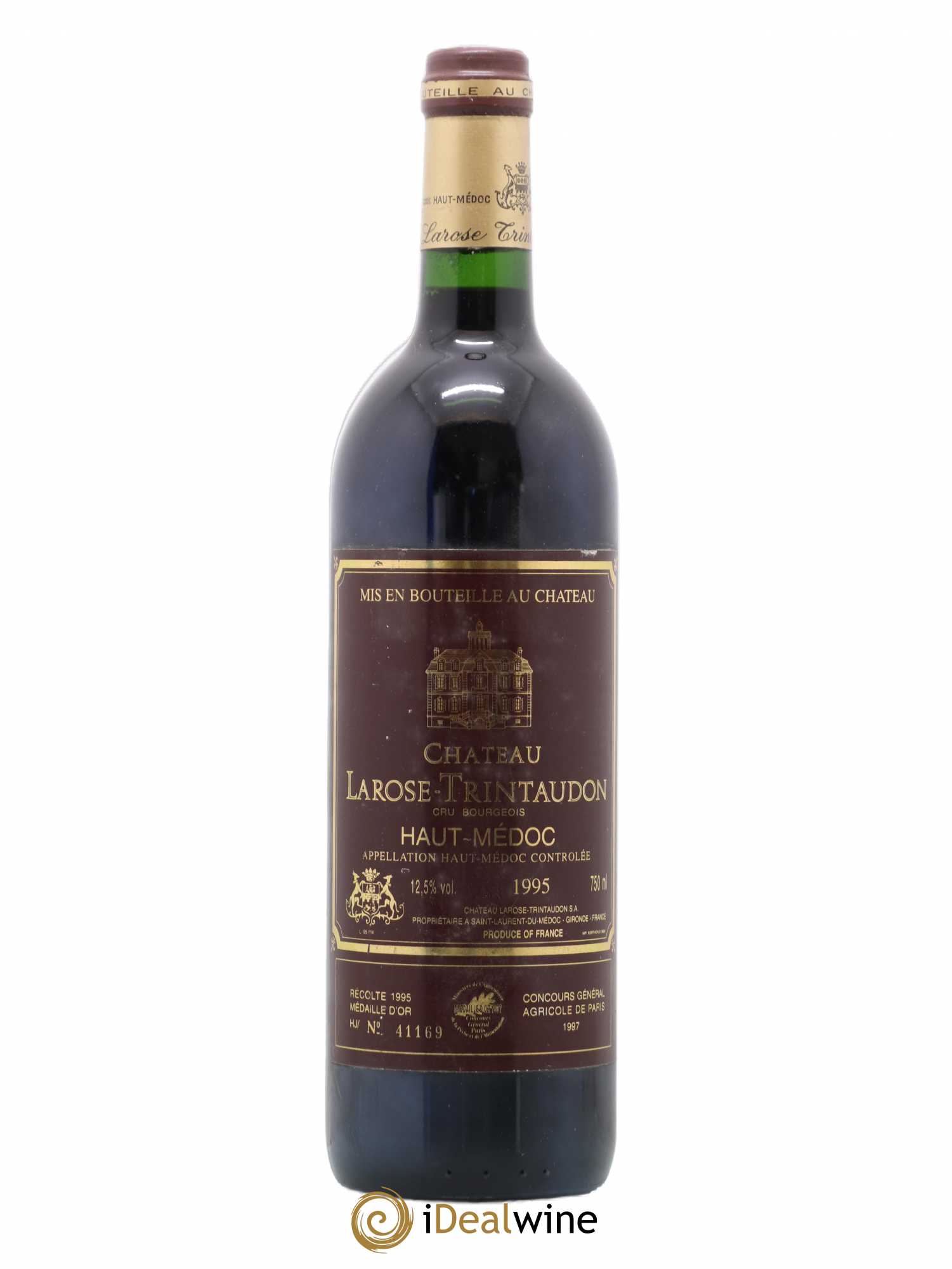 Château Larose Trintaudon Cru Bourgeois 1995 - Lot de 1 bouteille - 0