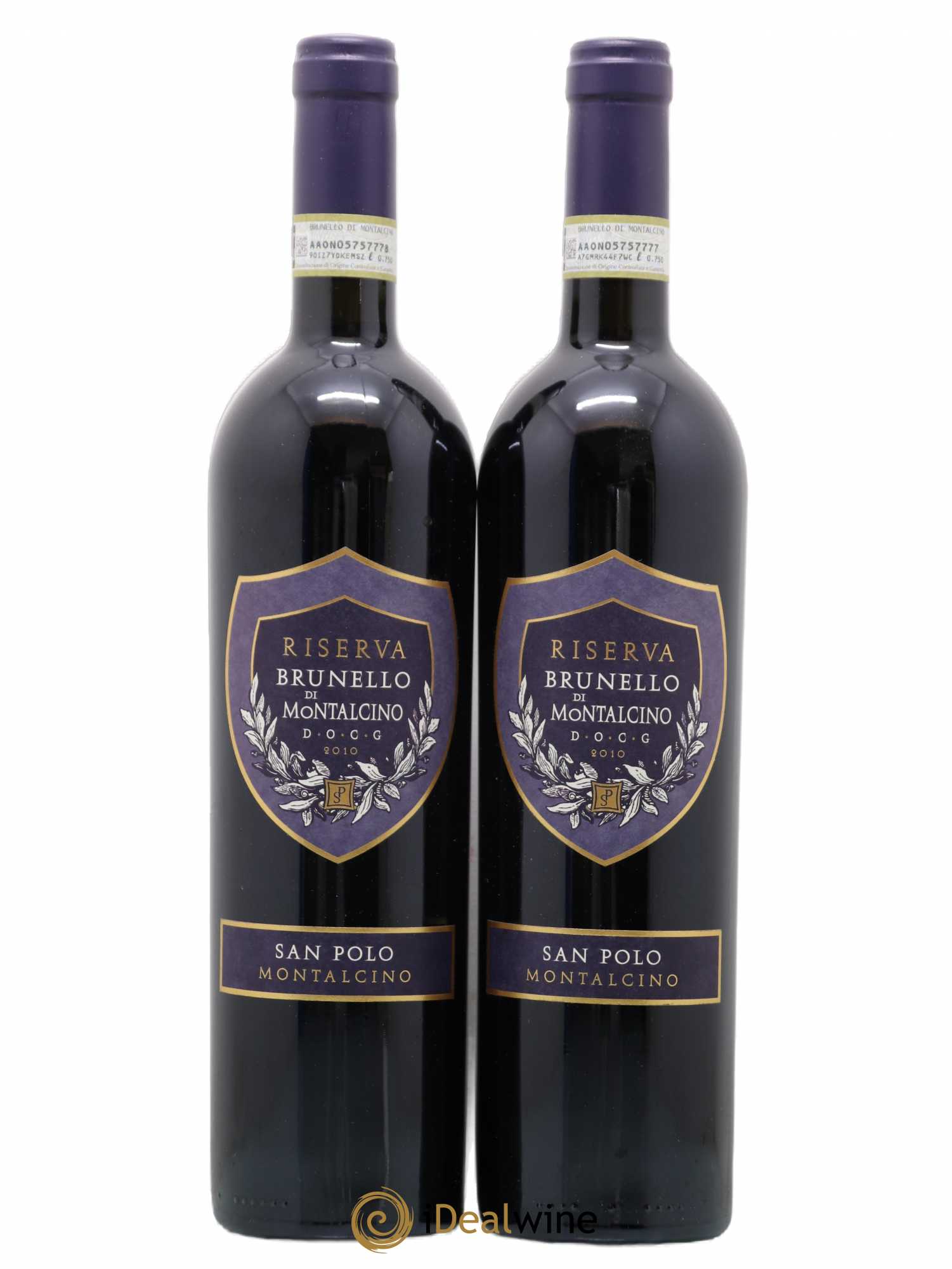 Brunello di Montalcino Riserva San Polo 2010 - Lot de 2 bouteilles - 0