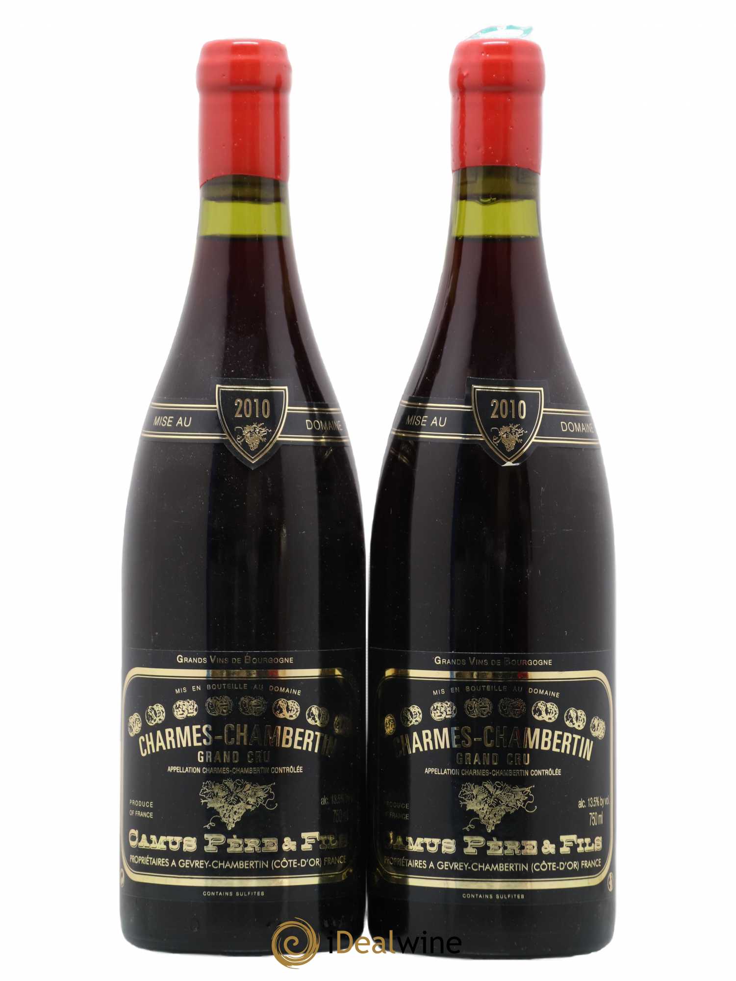 Charmes-Chambertin Grand Cru Camus Père et Fils (Domaine) 2010 - Lot de 2 bouteilles - 0