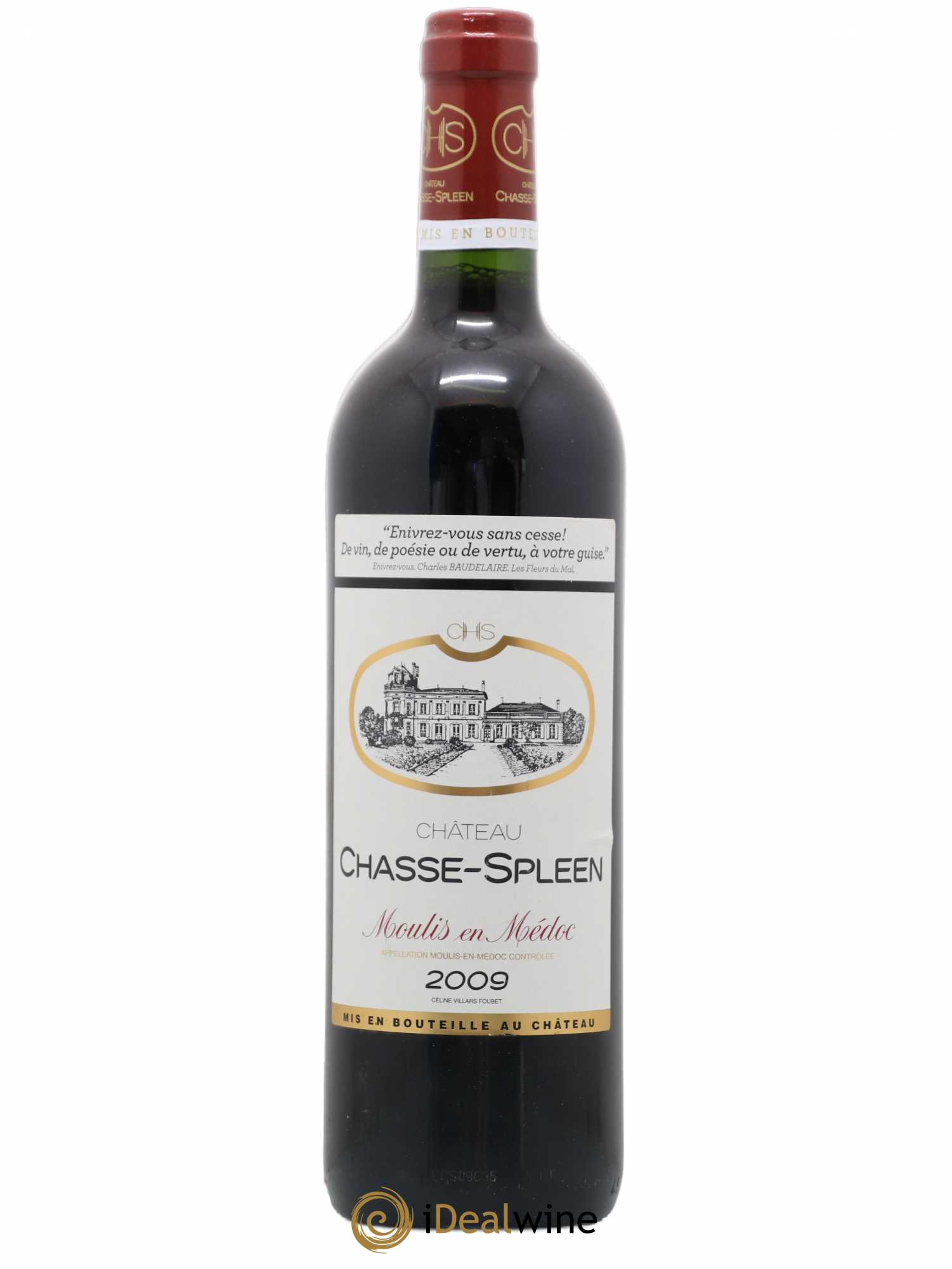 Château Chasse Spleen 2009 - Lot de 1 bouteille - 0