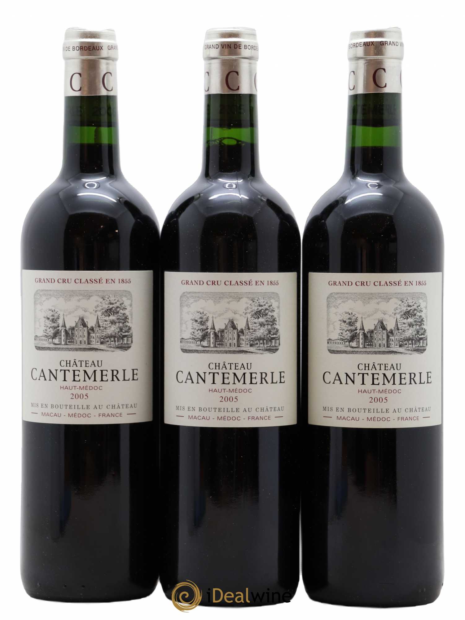 Château Cantemerle 5ème Grand Cru Classé 2005 - Lot de 12 bouteilles - 1