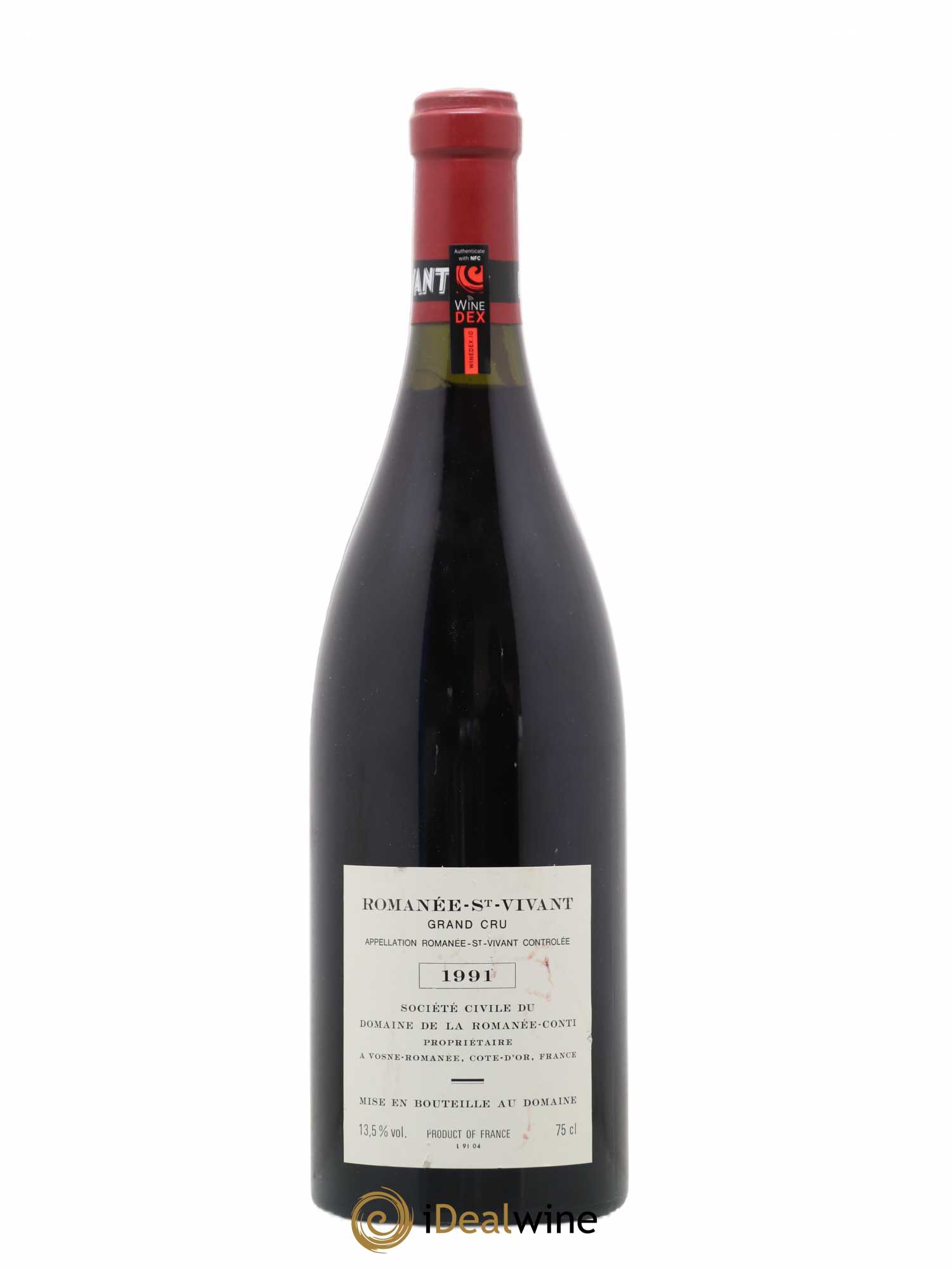 Romanée-Saint-Vivant Grand Cru Domaine de la Romanée-Conti 1991 - Lot de 1 bouteille - 1