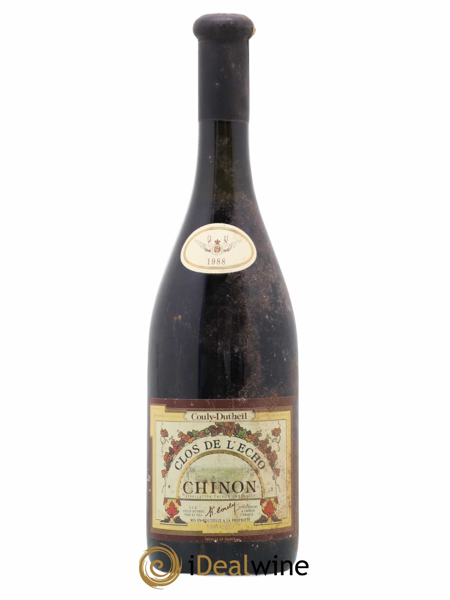 Chinon Clos de l'Echo Couly-Dutheil 1988 - Lot de 1 bouteille - 0