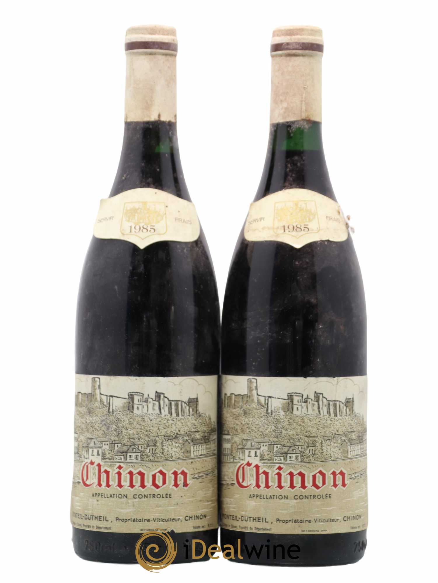 Chinon Monteil Dutheil 1985 - Posten von 2 Flaschen - 0