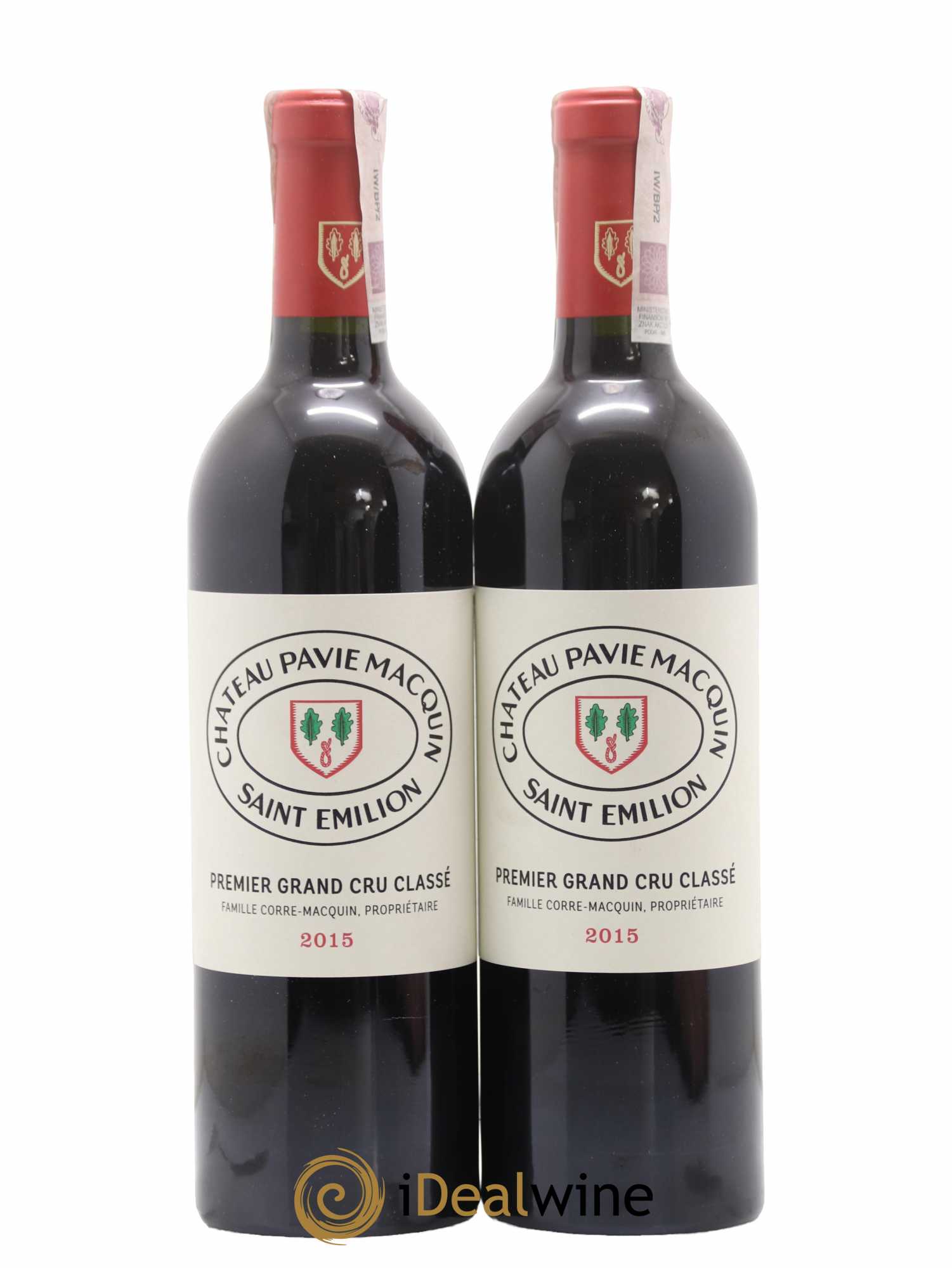Château Pavie Macquin 1er Grand Cru Classé B 2015 - Lot de 2 bouteilles - 0
