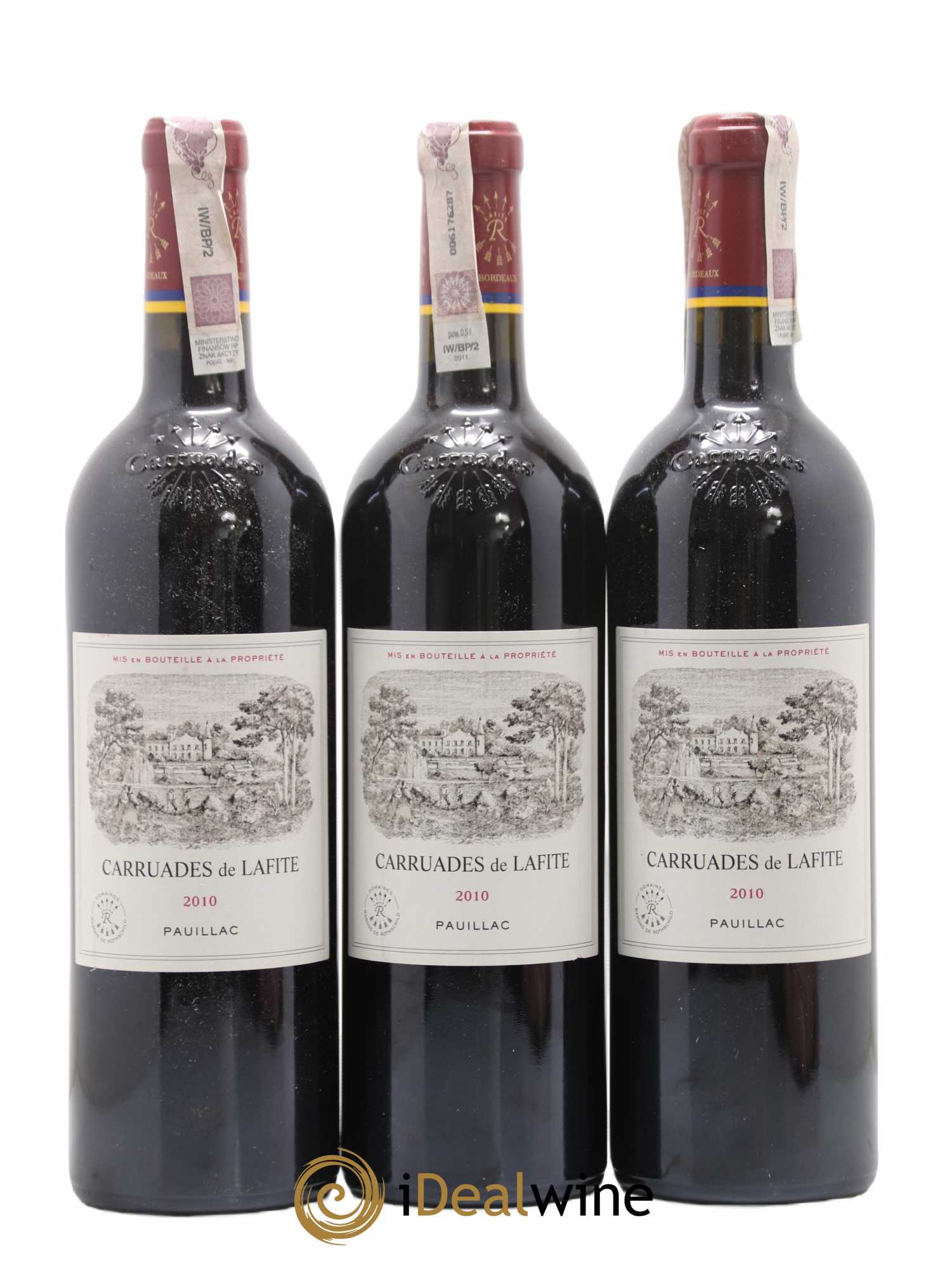 Carruades de Lafite Rothschild Second Vin 2010 - Lot de 6 bouteilles - 1