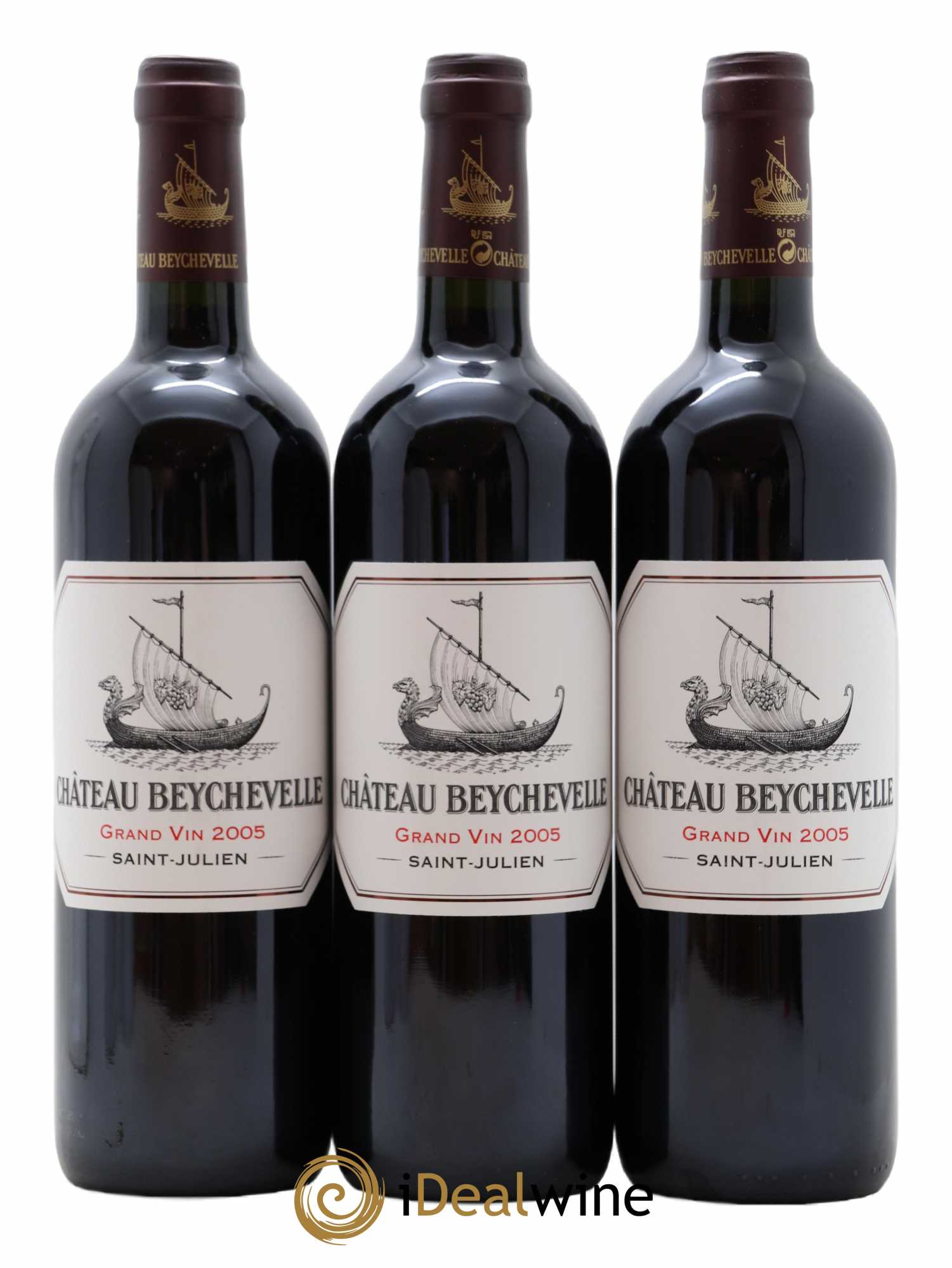 Château Beychevelle 4ème Grand Cru Classé 2005 - Lot de 6 bouteilles - 1