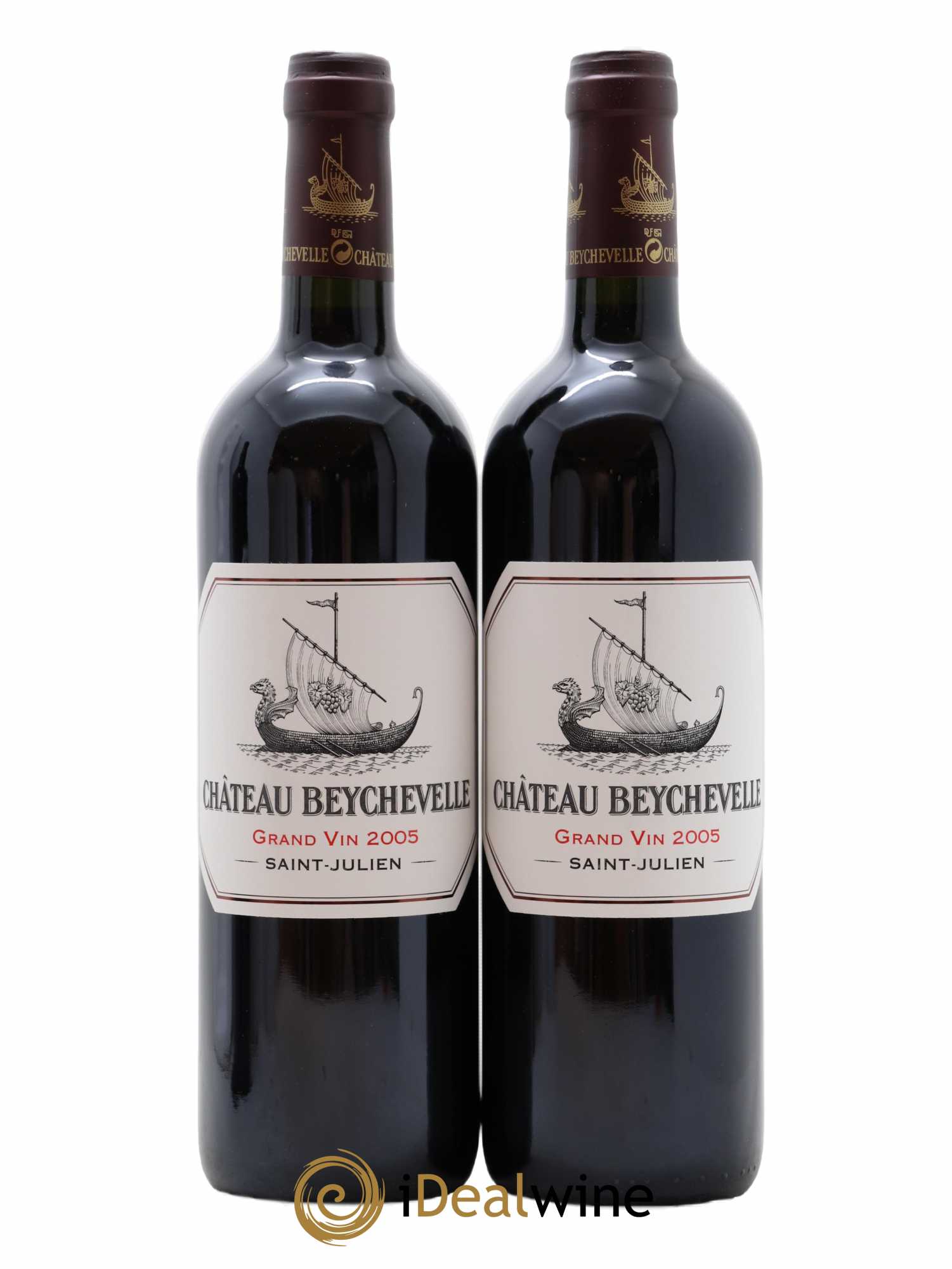 Château Beychevelle 4ème Grand Cru Classé 2005 - Lot de 2 bouteilles - 0