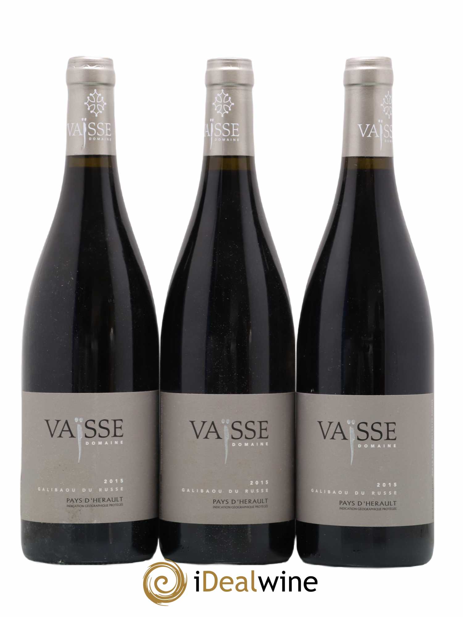 Pays d'Hérault Galibaou du Russe Vaisse (Domaine) 2015 - Lot de 3 bouteilles - 0