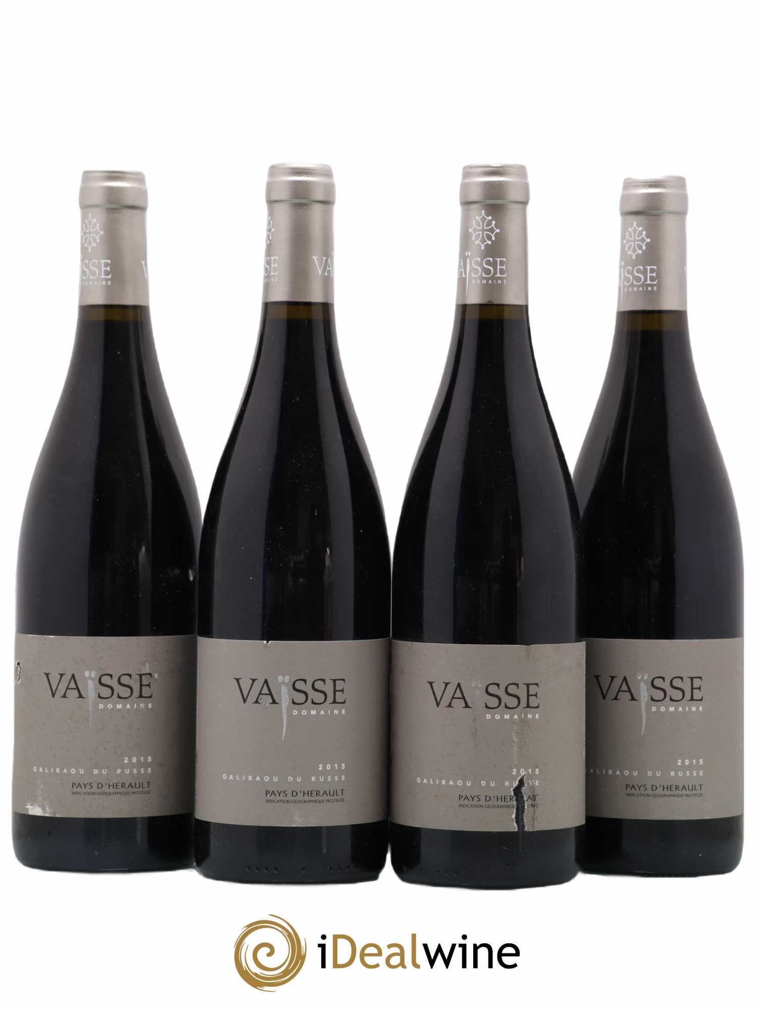 Pays d'Hérault Galibaou du Russe Vaisse (Domaine) 2015 - Lot de 4 bouteilles - 0