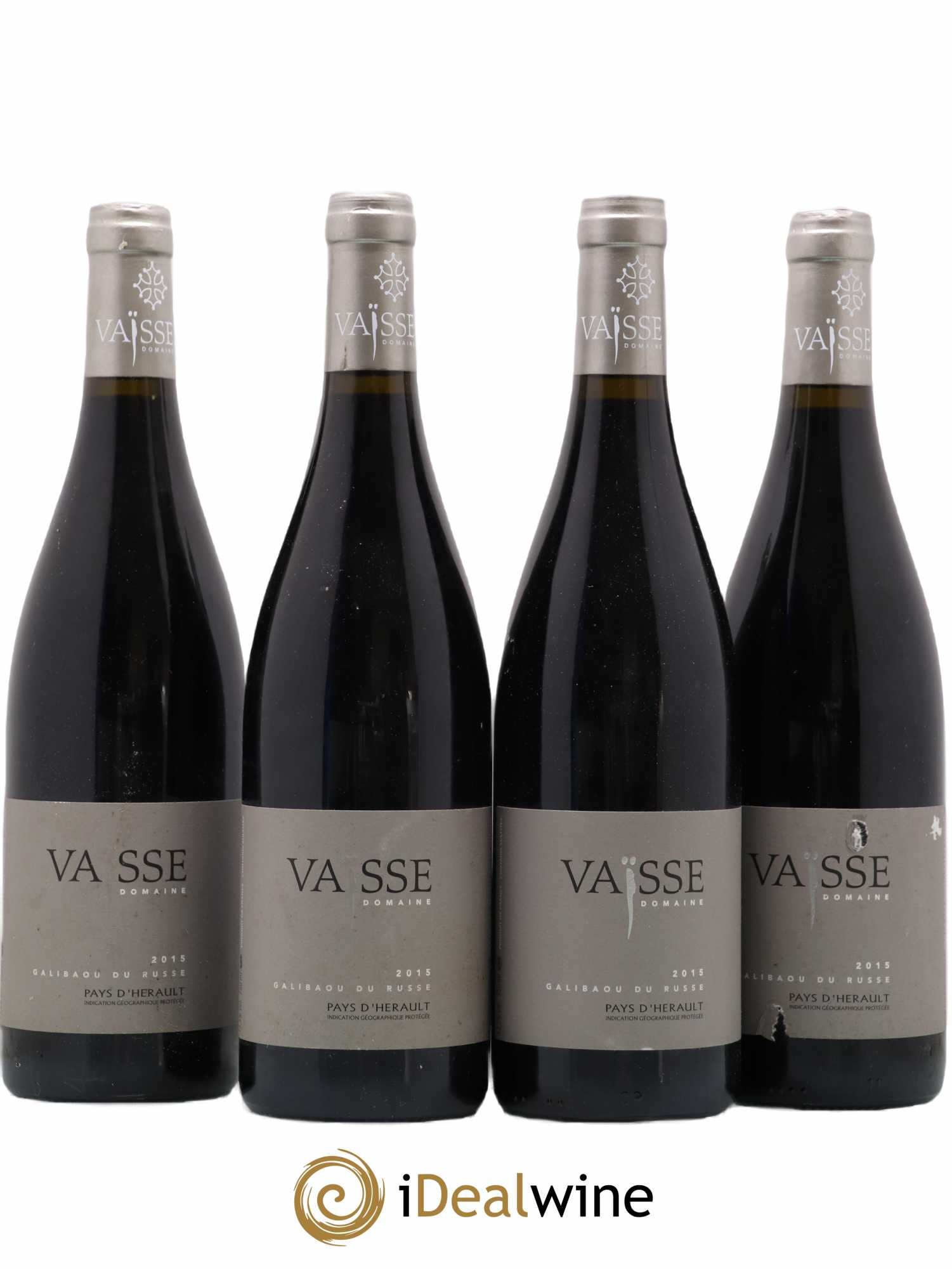 Pays d'Hérault Galibaou du Russe Vaisse (Domaine) 2015 - Lot de 4 bouteilles - 0