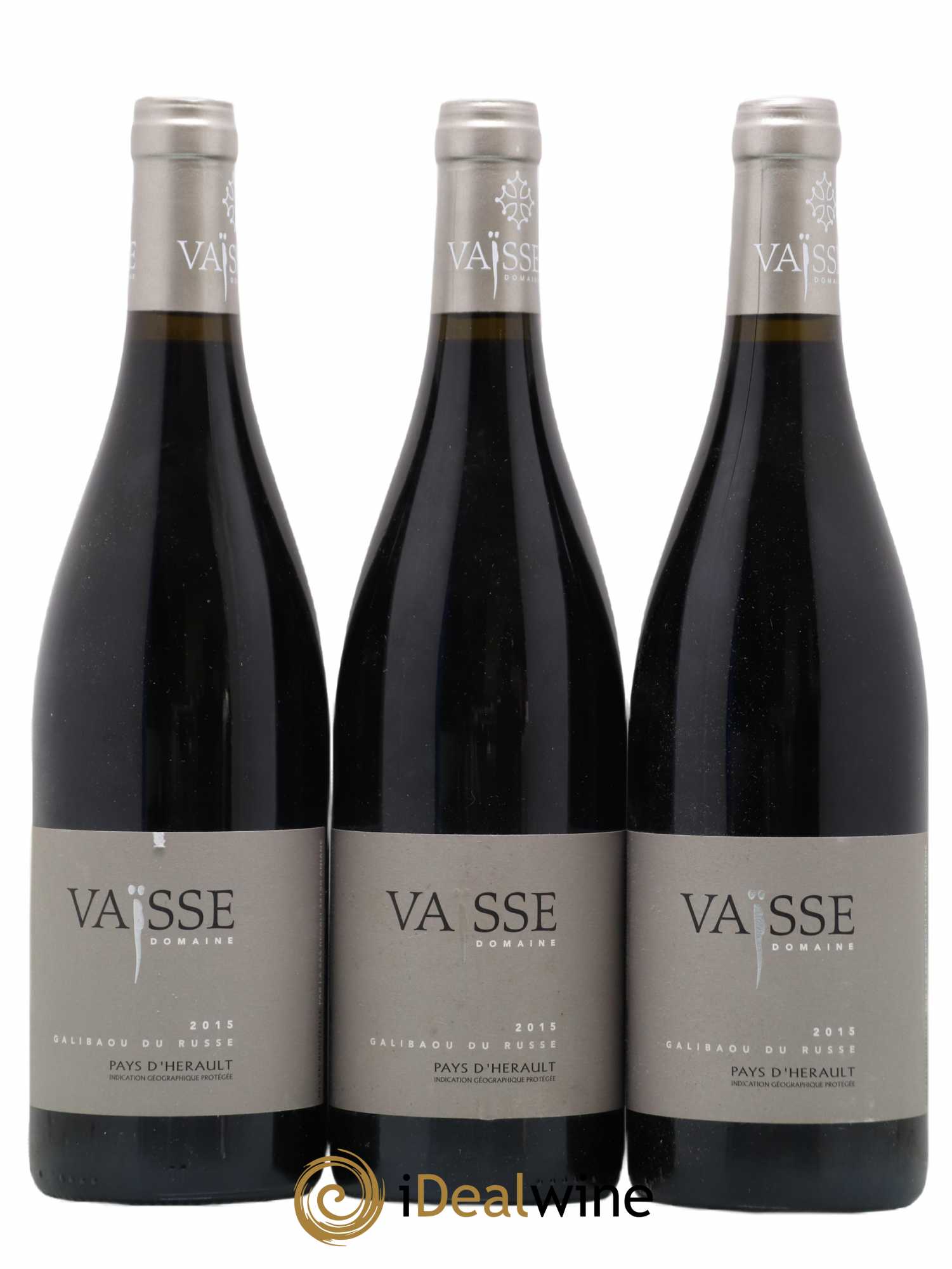 Pays d'Hérault Galibaou du Russe Vaisse (Domaine) 2015 - Lot de 3 bouteilles - 0