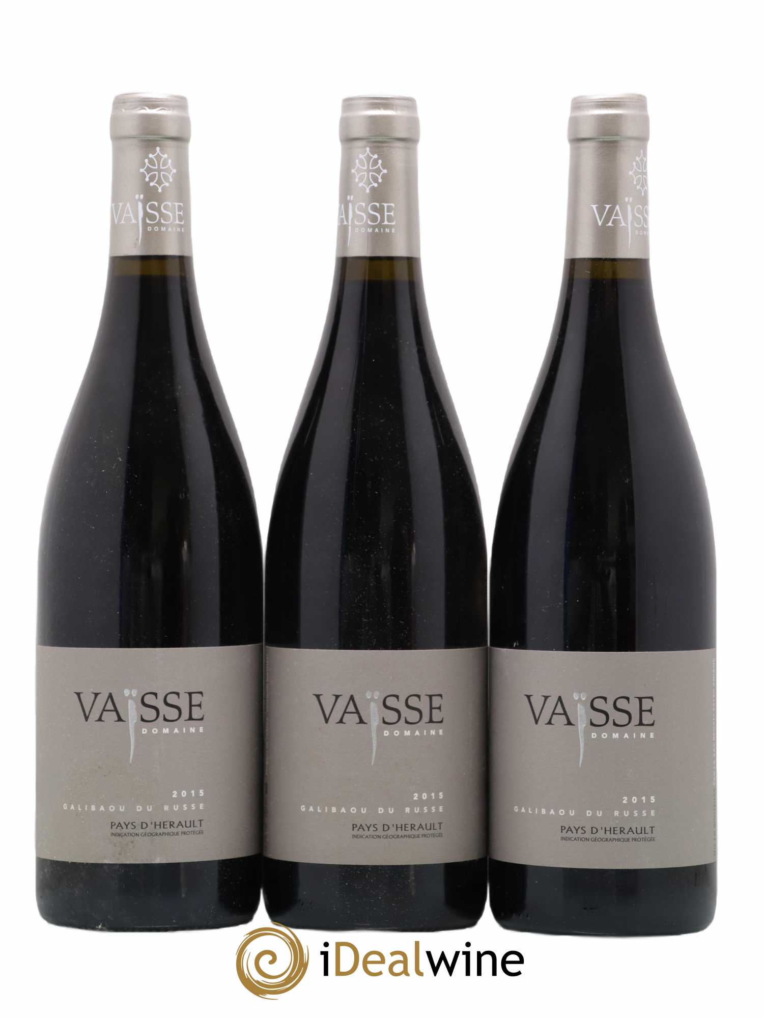 Pays d'Hérault Galibaou du Russe Vaisse (Domaine) 2015 - Lot de 3 bouteilles - 0