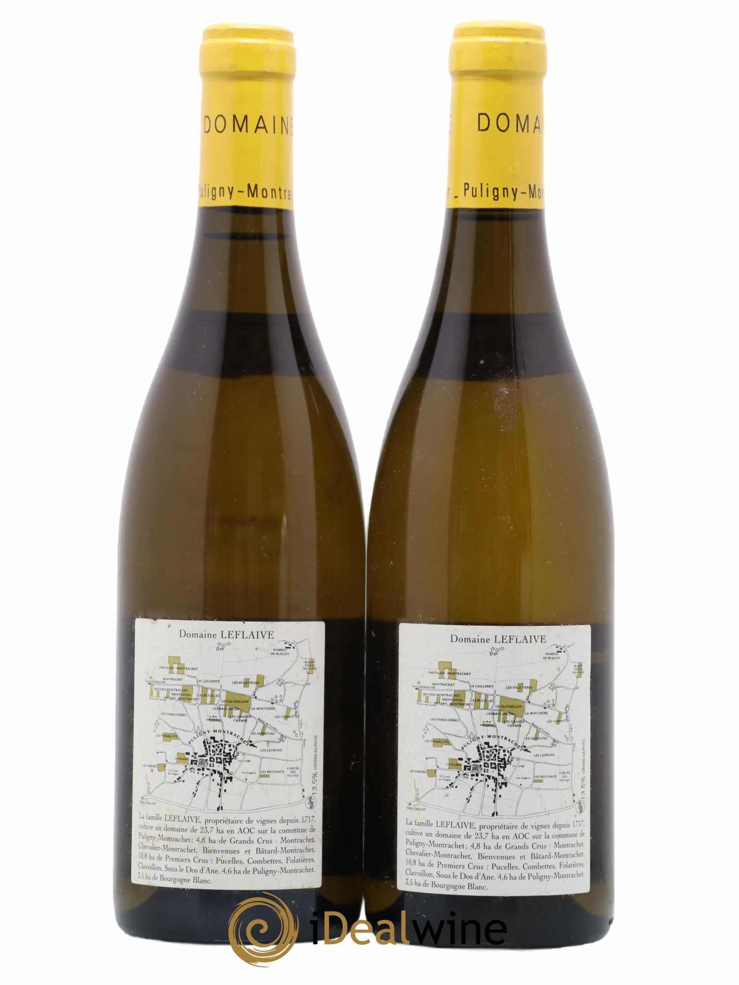 Puligny-Montrachet 1er Cru Les Folatières Leflaive (Domaine) 2001 - Lot de 2 bouteilles - 1