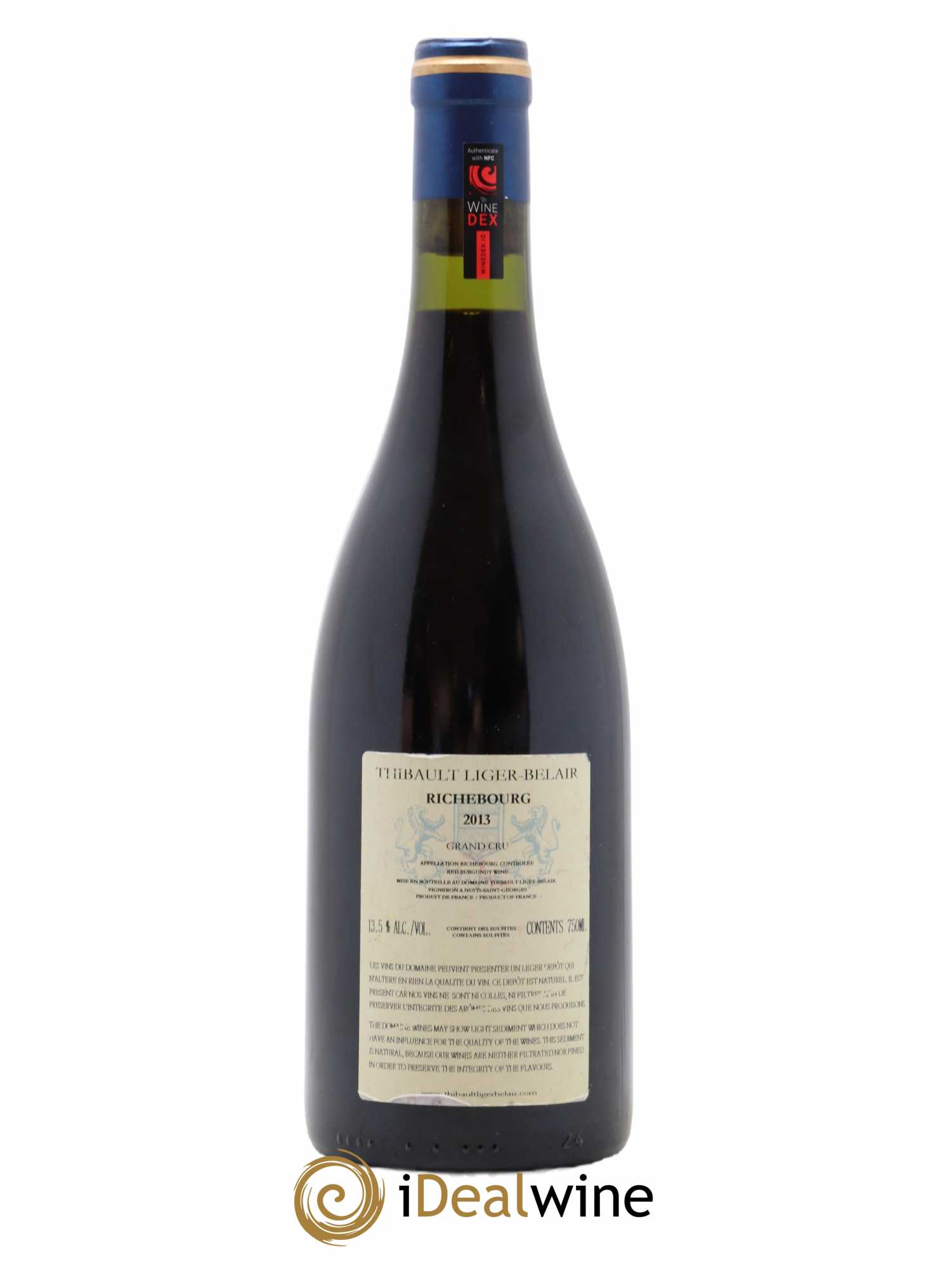 Richebourg Grand Cru Thibault Liger-Belair 2013 - Lot de 1 bouteille - 1