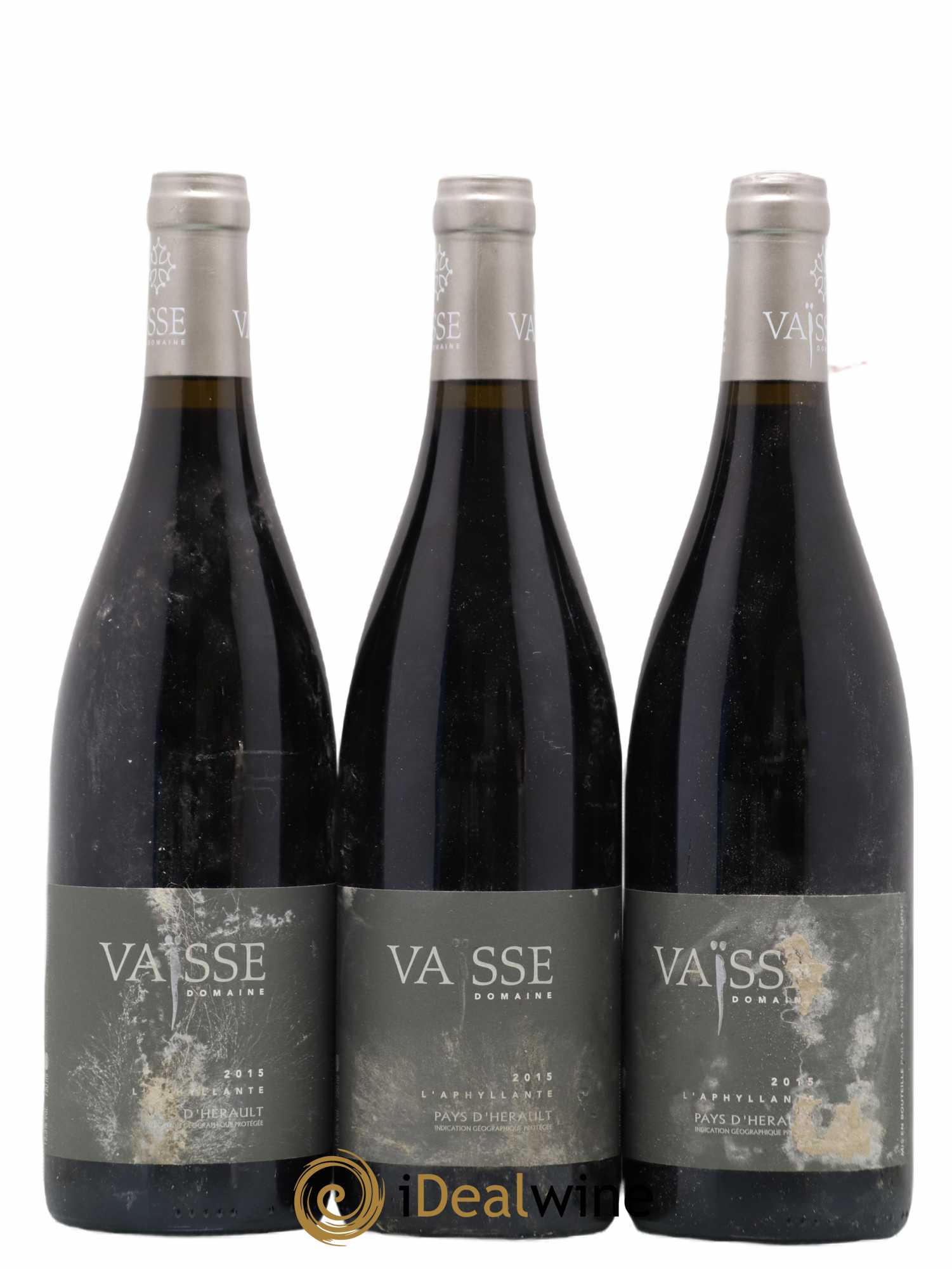 Pays d'Hérault L'Aphyllante Vaisse (Domaine) 2015 - Lot de 3 bouteilles - 0