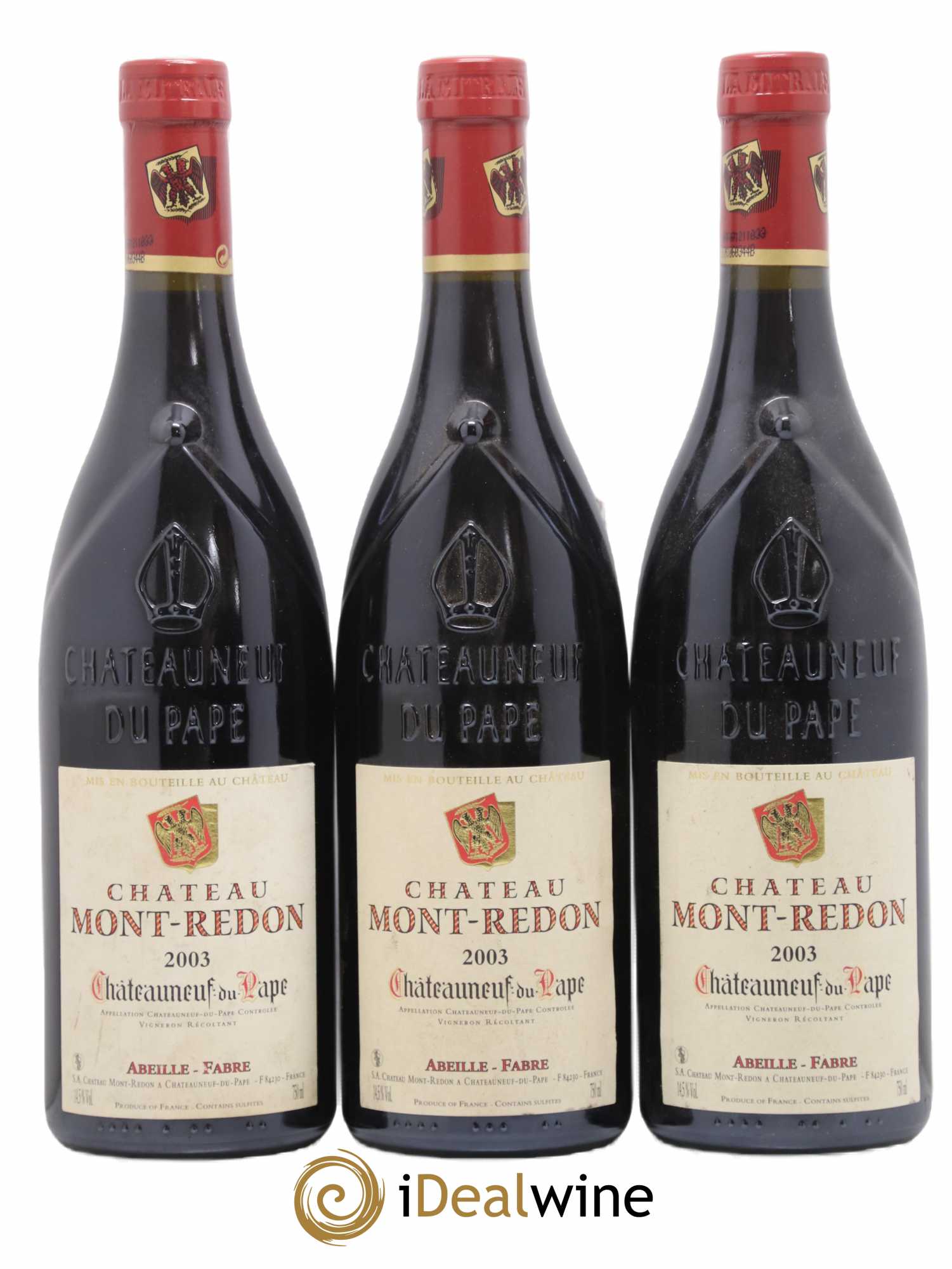 Châteauneuf-du-Pape Château Mont Redon 2003 - Posten von 3 Flaschen - 0