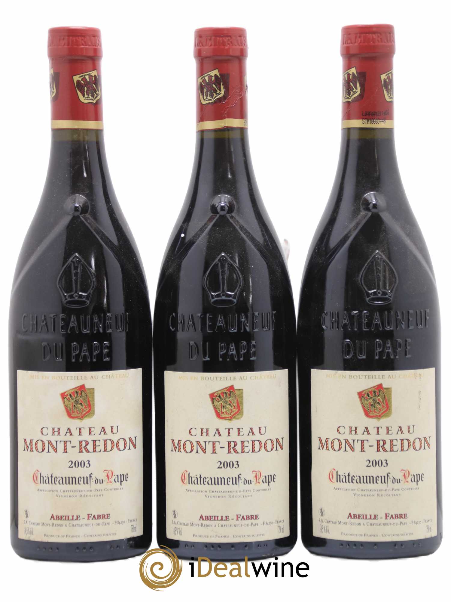 Châteauneuf-du-Pape Château Mont Redon 2003 - Posten von 3 Flaschen - 0