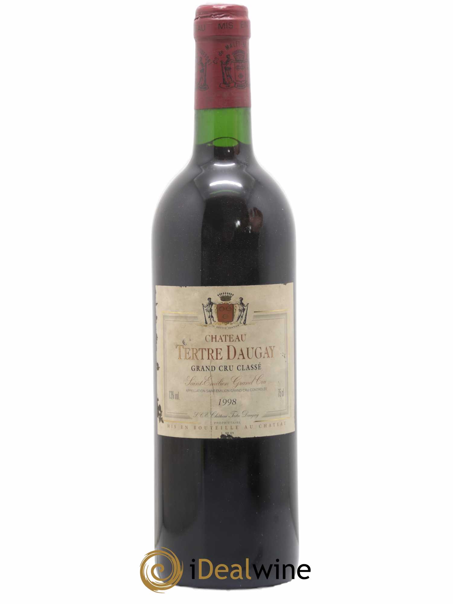 Château Tertre Daugay Grand Cru Classé 1998 - Lot de 1 bouteille - 0