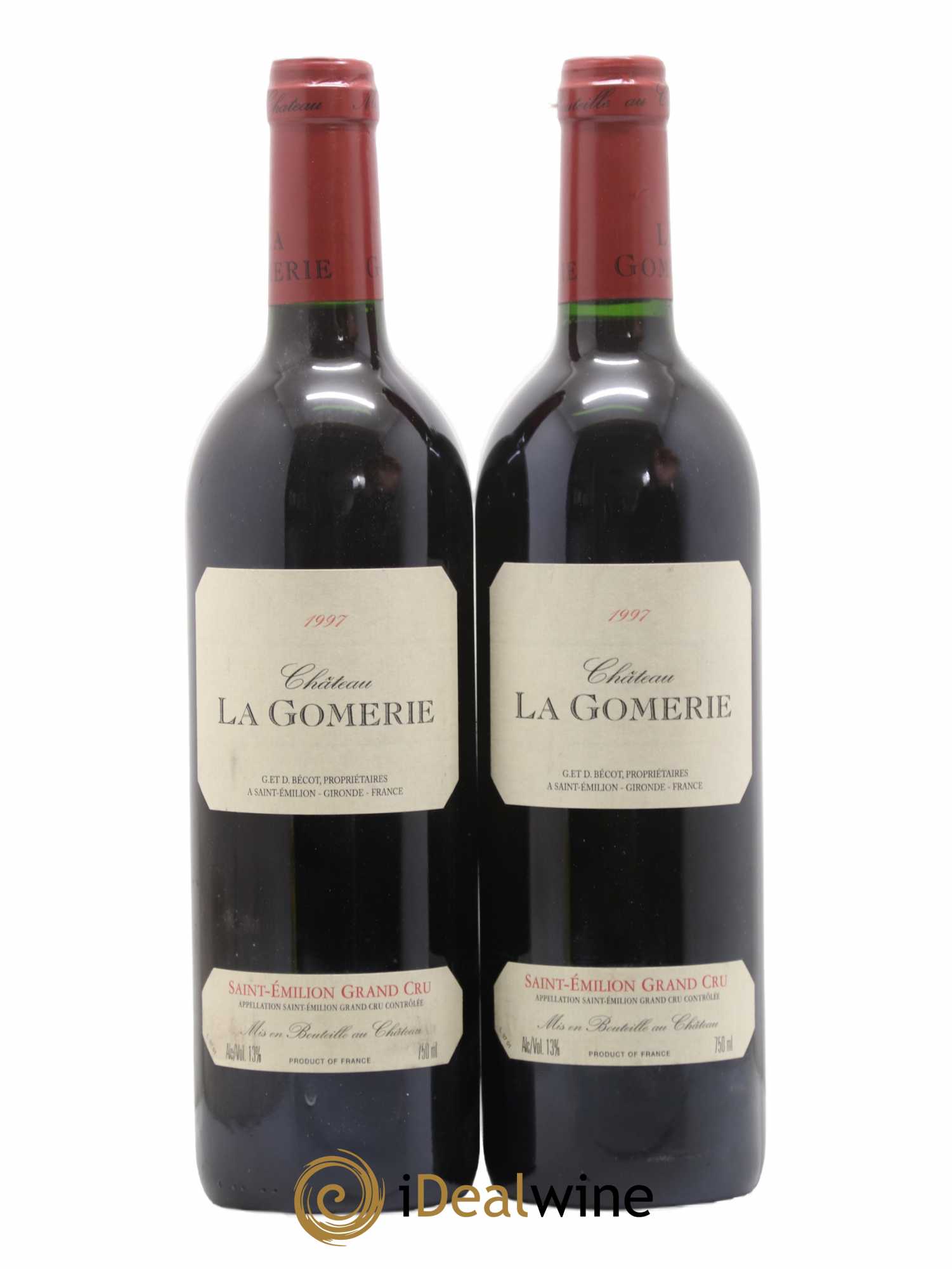 Château La Gomerie 1997 - Lot de 2 bouteilles - 0