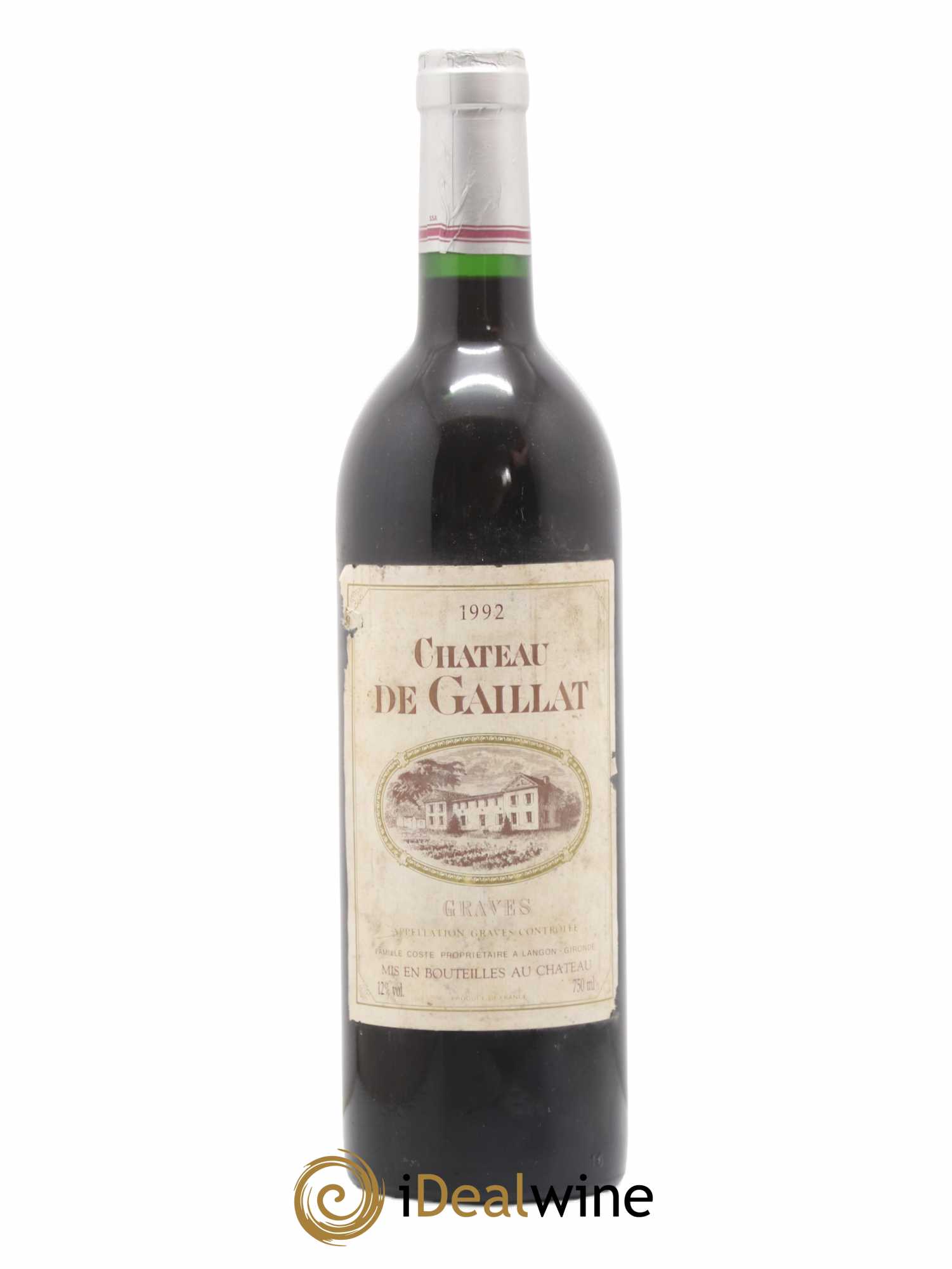 Graves Château de Gaillat 1992 - Posten von 1 Flasche - 0