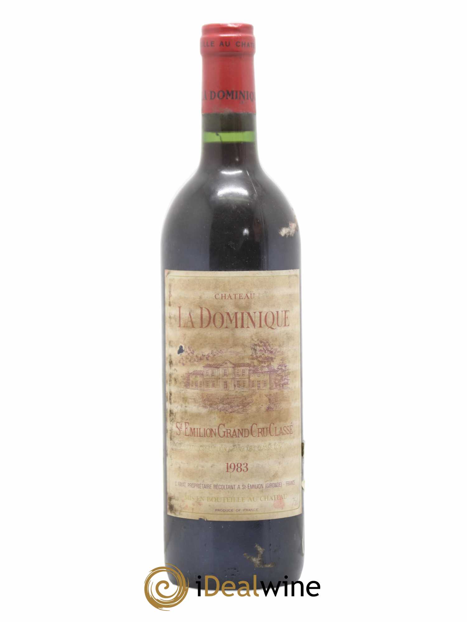 Château la Dominique Grand Cru Classé 1983 - Lot de 1 bouteille - 0