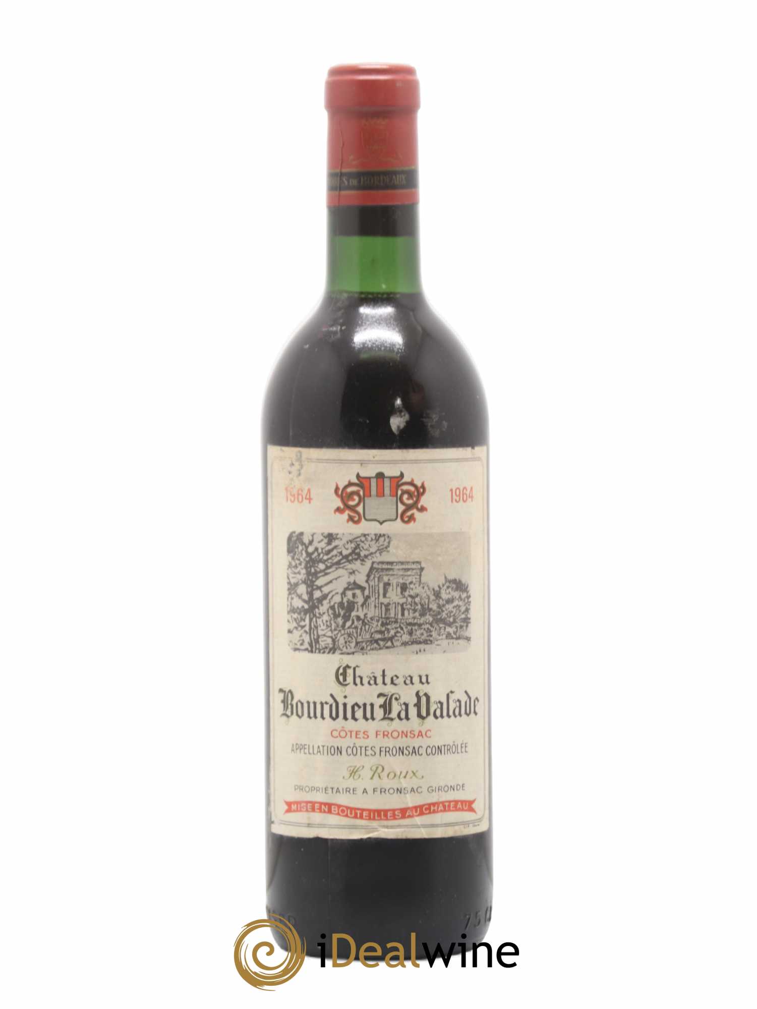 Fronsac Château Bourdieu la Valade (no reserve) 1964 - Lot of 1 bottle - 0