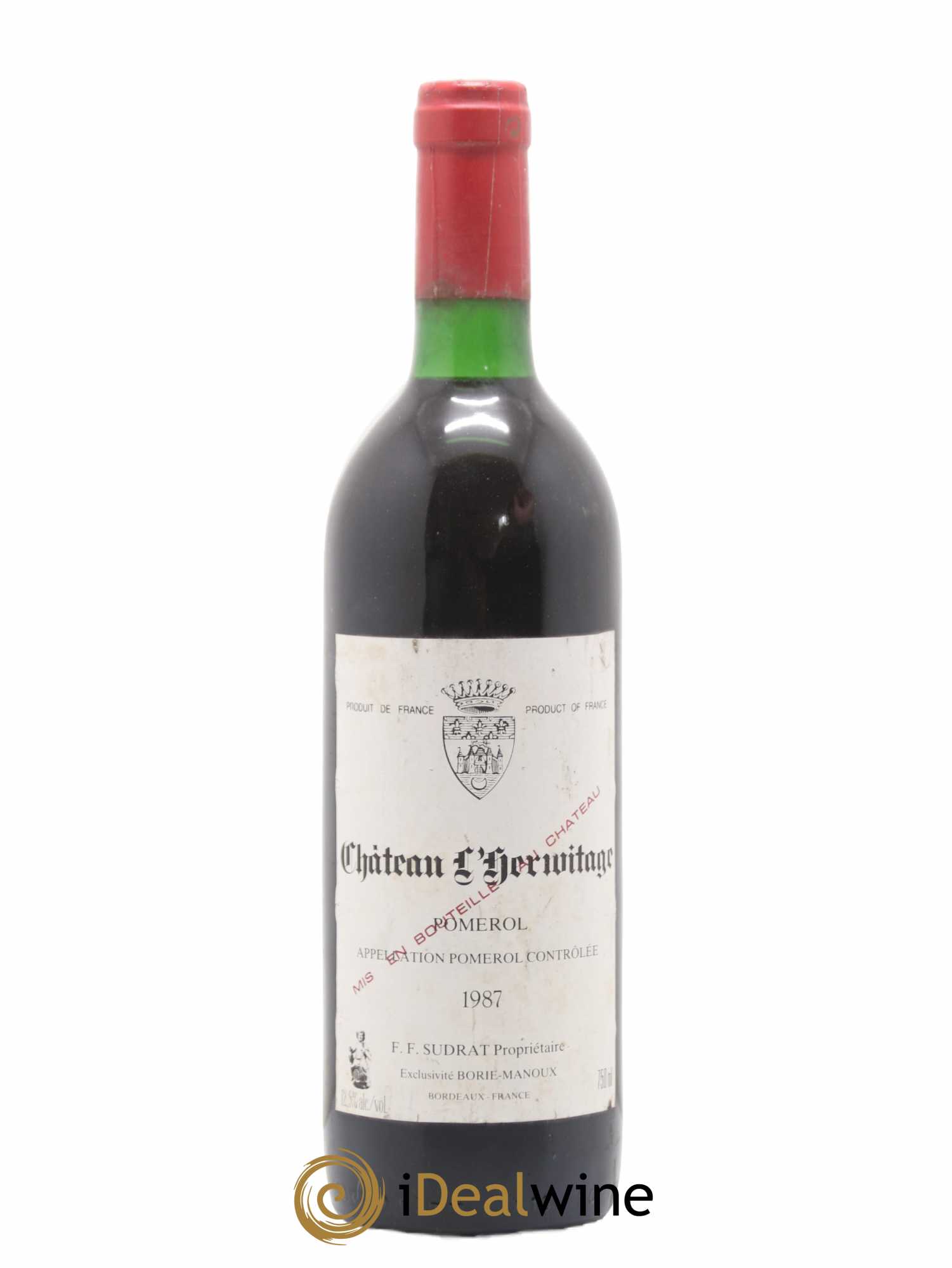 Pomerol Château L'Hermitage 1987 - Posten von 1 Flasche - 0