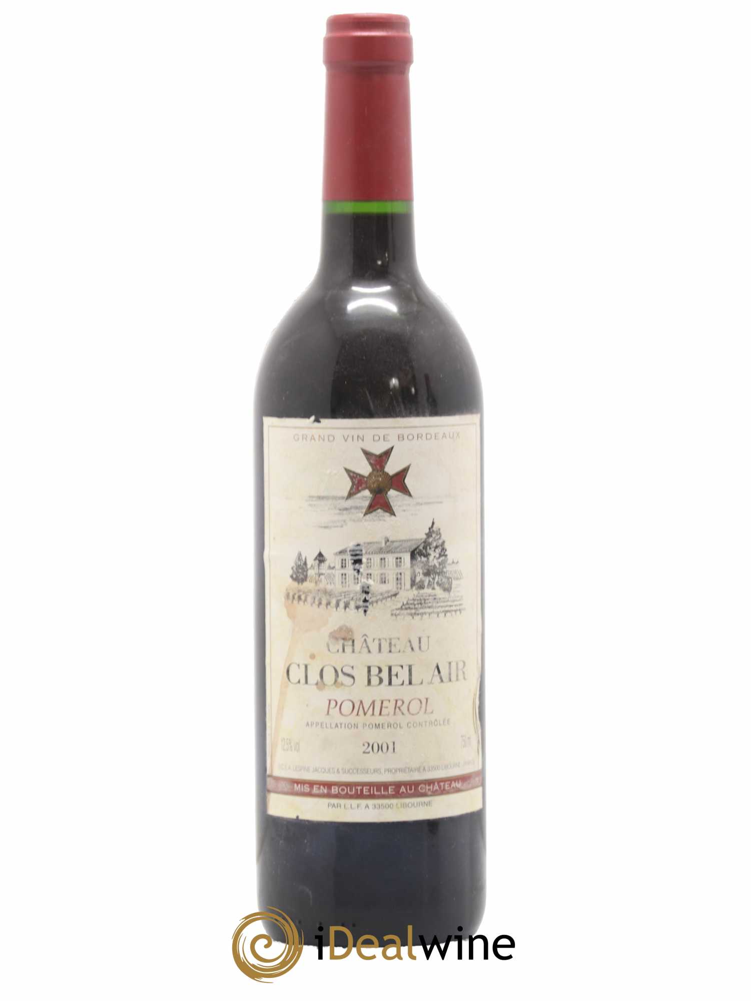 Clos Bel Air 2001 - Lot de 1 bouteille - 0
