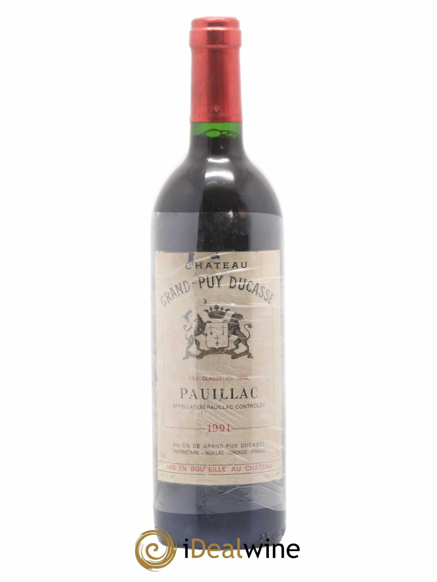 Château Grand Puy Ducasse 5ème Grand Cru Classé 1991 - Lot de 1 bouteille - 0