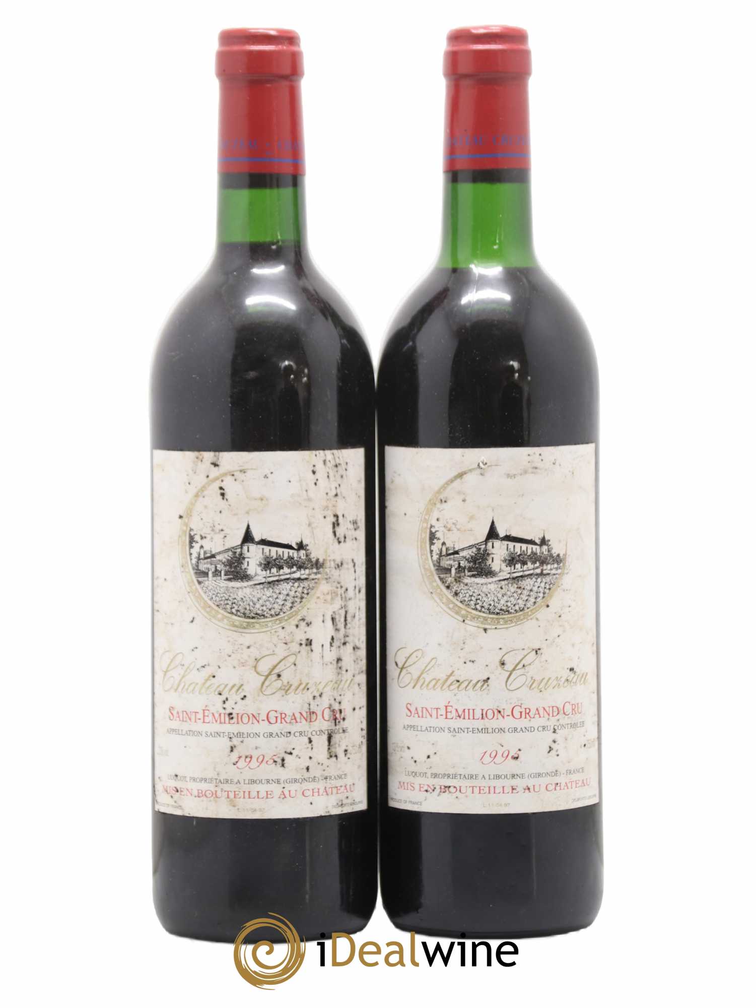 Château Cruzeau 1995 - Lot de 2 bouteilles - 0