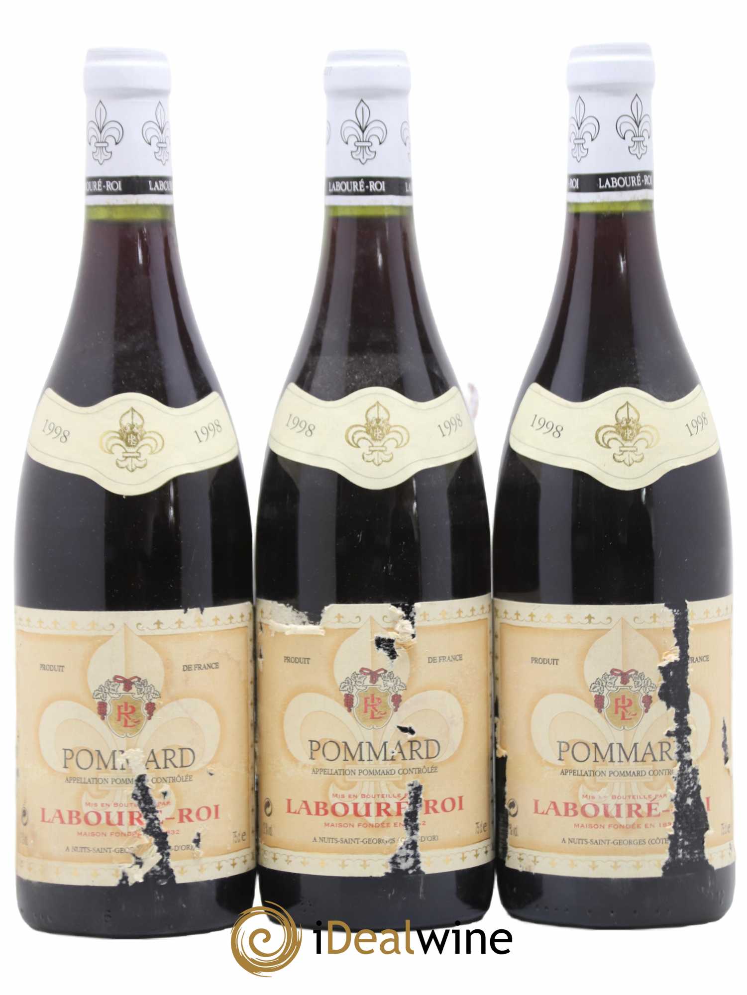 Pommard Labouré Roi 1998 - Lot de 3 bouteilles - 0