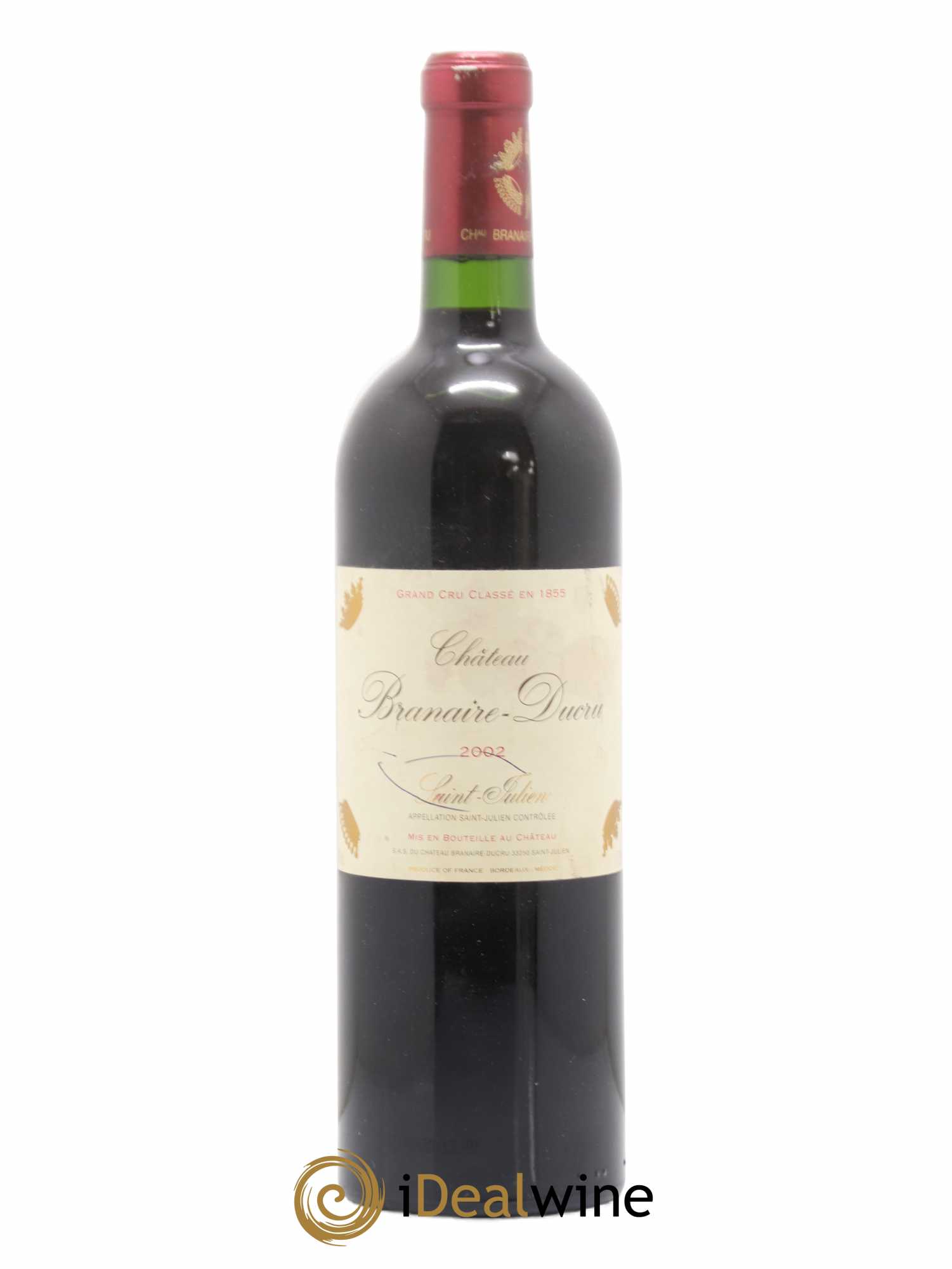 Château Branaire Ducru 4ème Grand Cru Classé 2002 - Lot de 1 bouteille - 0