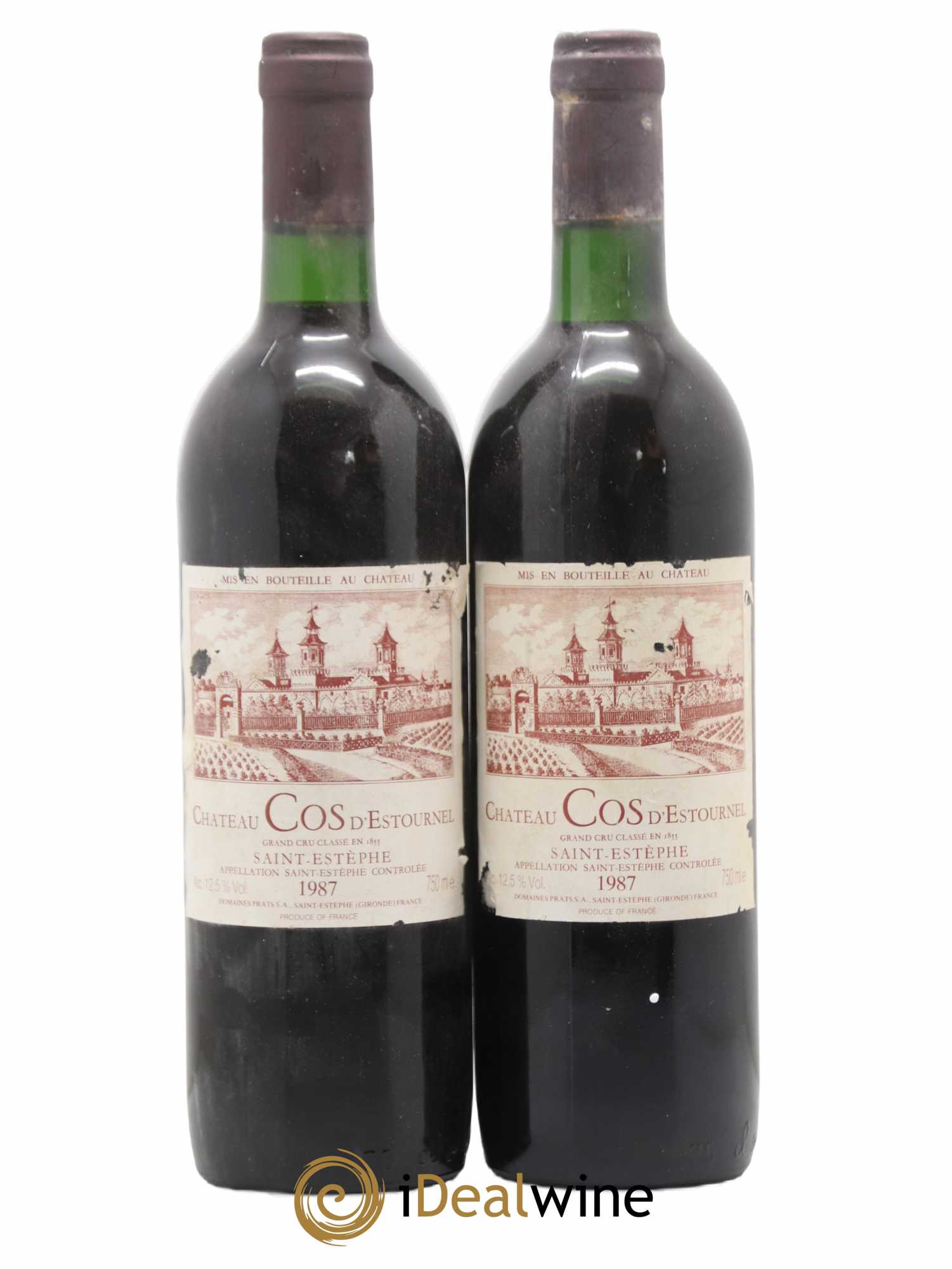Cos d'Estournel 2ème Grand Cru Classé 1987 - Lot de 2 bouteilles - 0