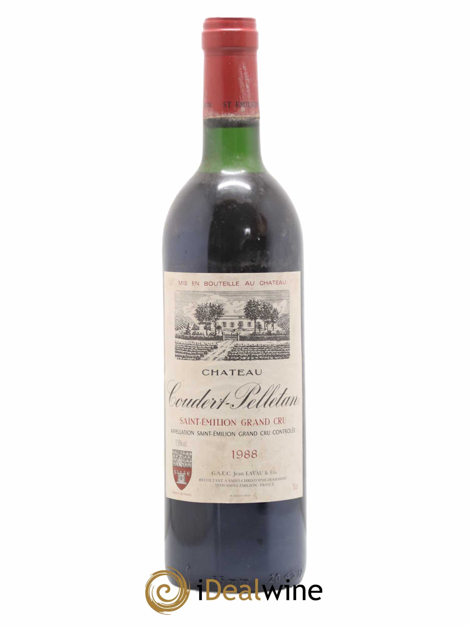 Saint-Émilion Grand Cru Château Coudert Pelletan 1988 - Posten von 1 Flasche - 0