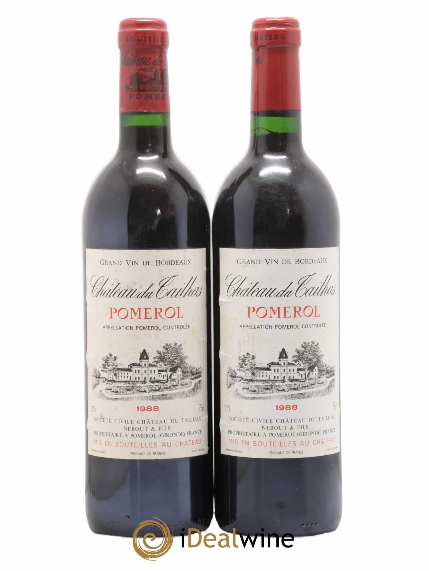 Château du Tailhas 1988 - Lot de 2 bouteilles - 0