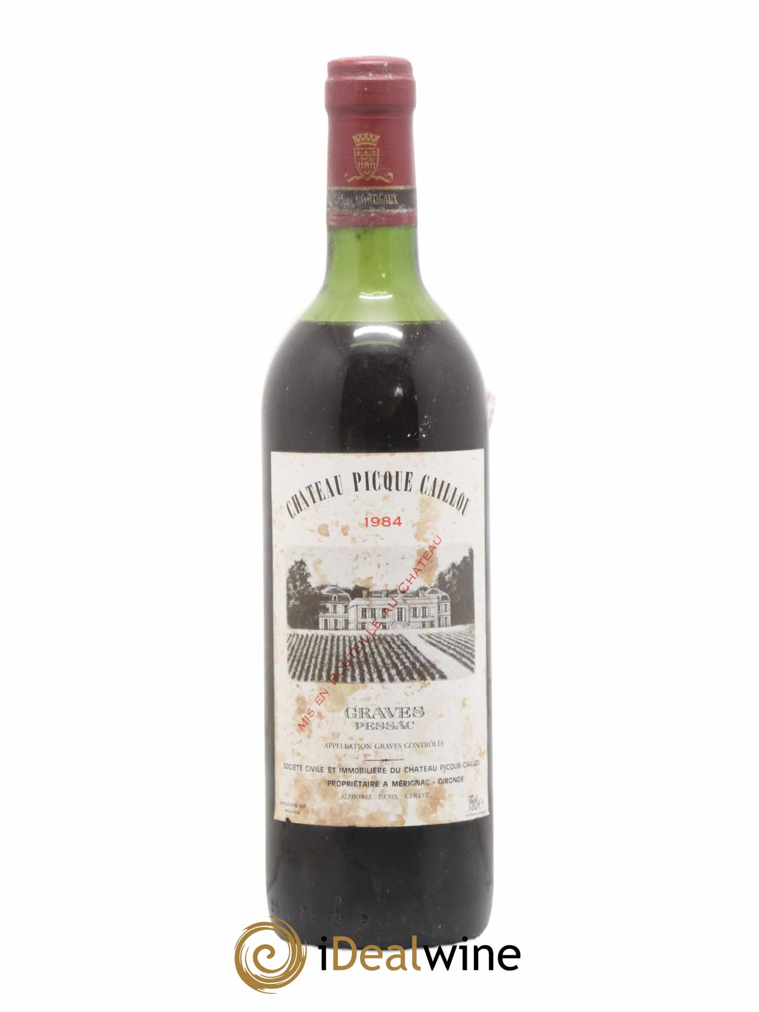 Château Picque Caillou 1984 - Lot de 1 bouteille - 0