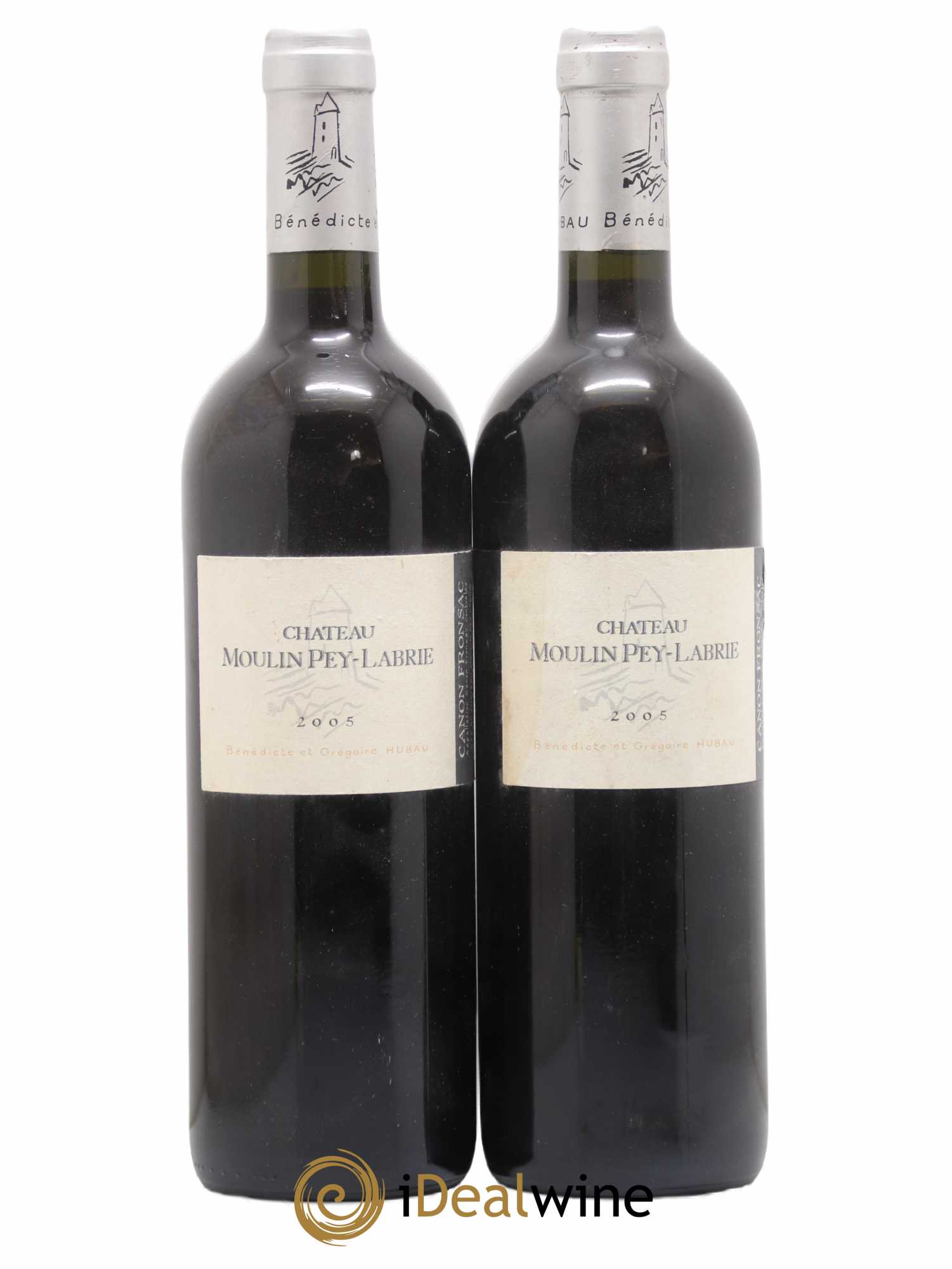 Château Moulin Pey-Labrie 2005 - Lot de 2 bouteilles - 0