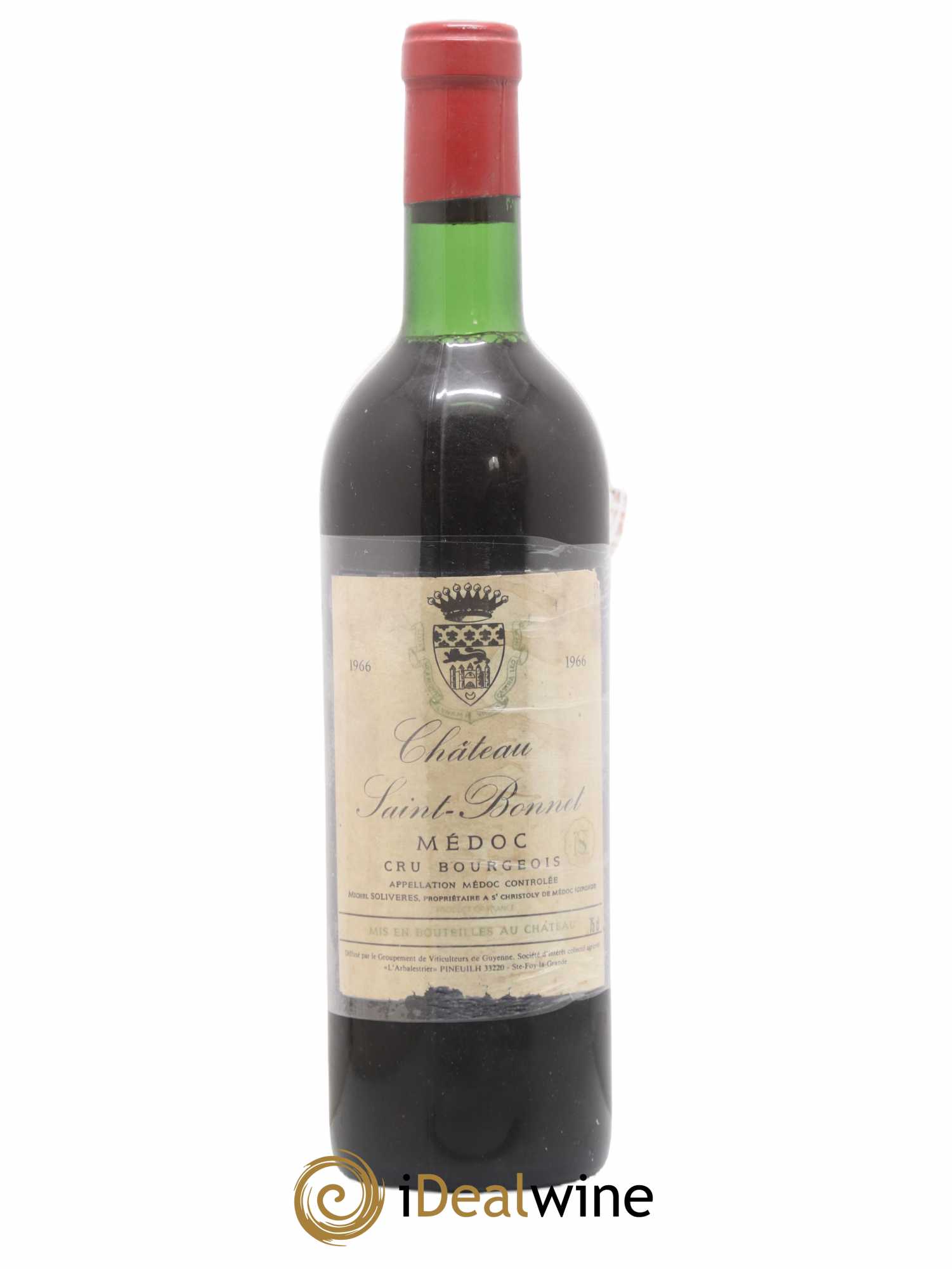 Château Saint-Bonnet Cru Bourgeois Château Saint Bonnet 1966 - Lot de 1 bouteille - 0