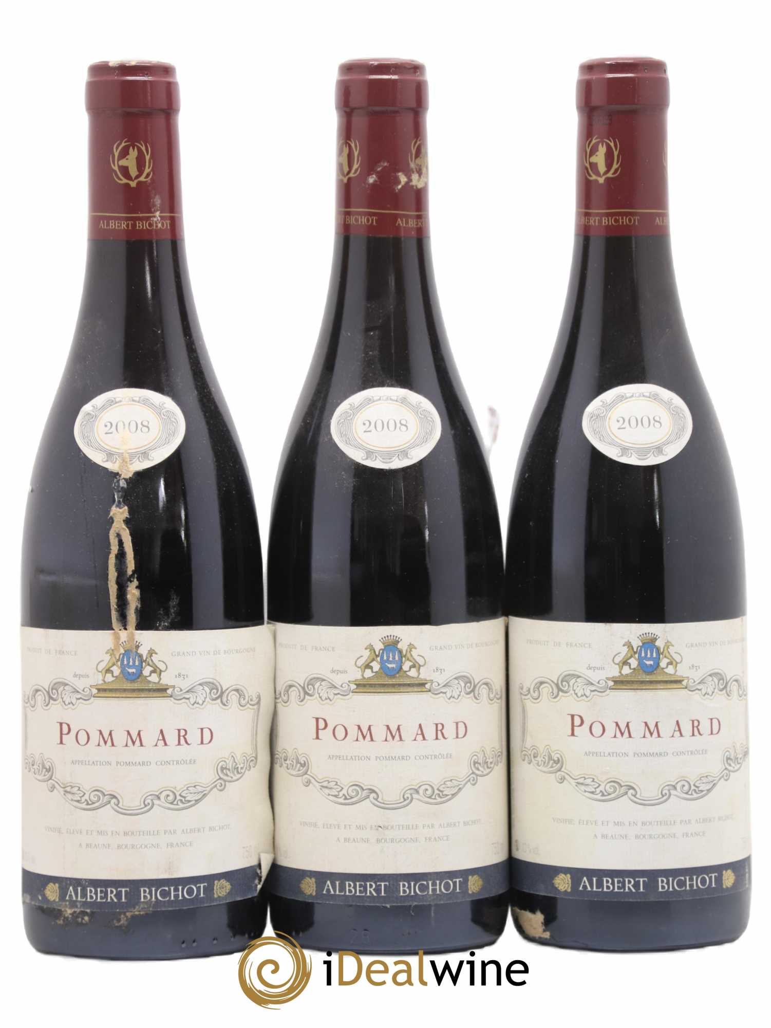 Pommard Albert Bichot 2008 - Lot de 3 bouteilles - 0