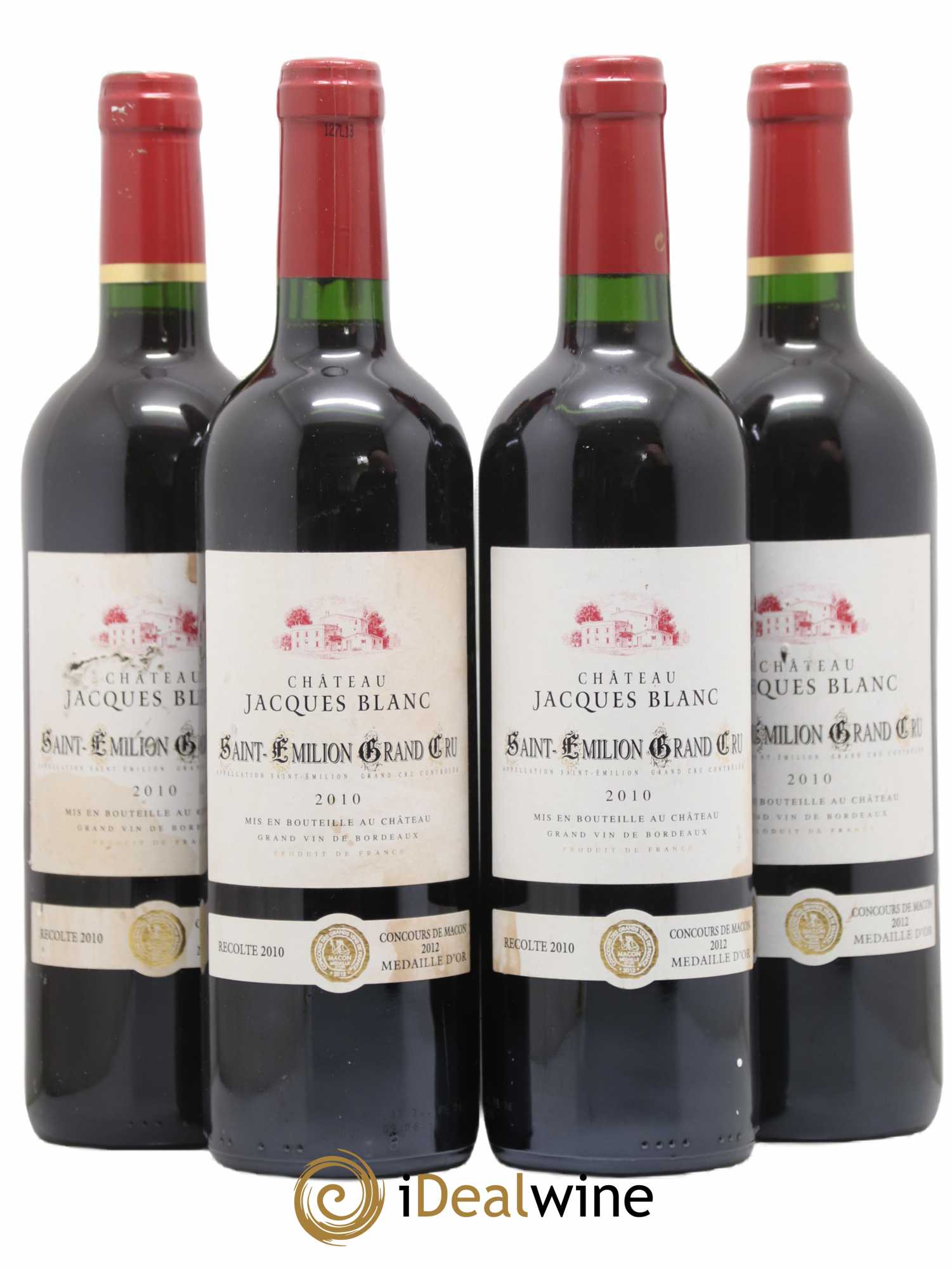 Château Jacques Blanc 2010 - Lot de 4 bouteilles - 0