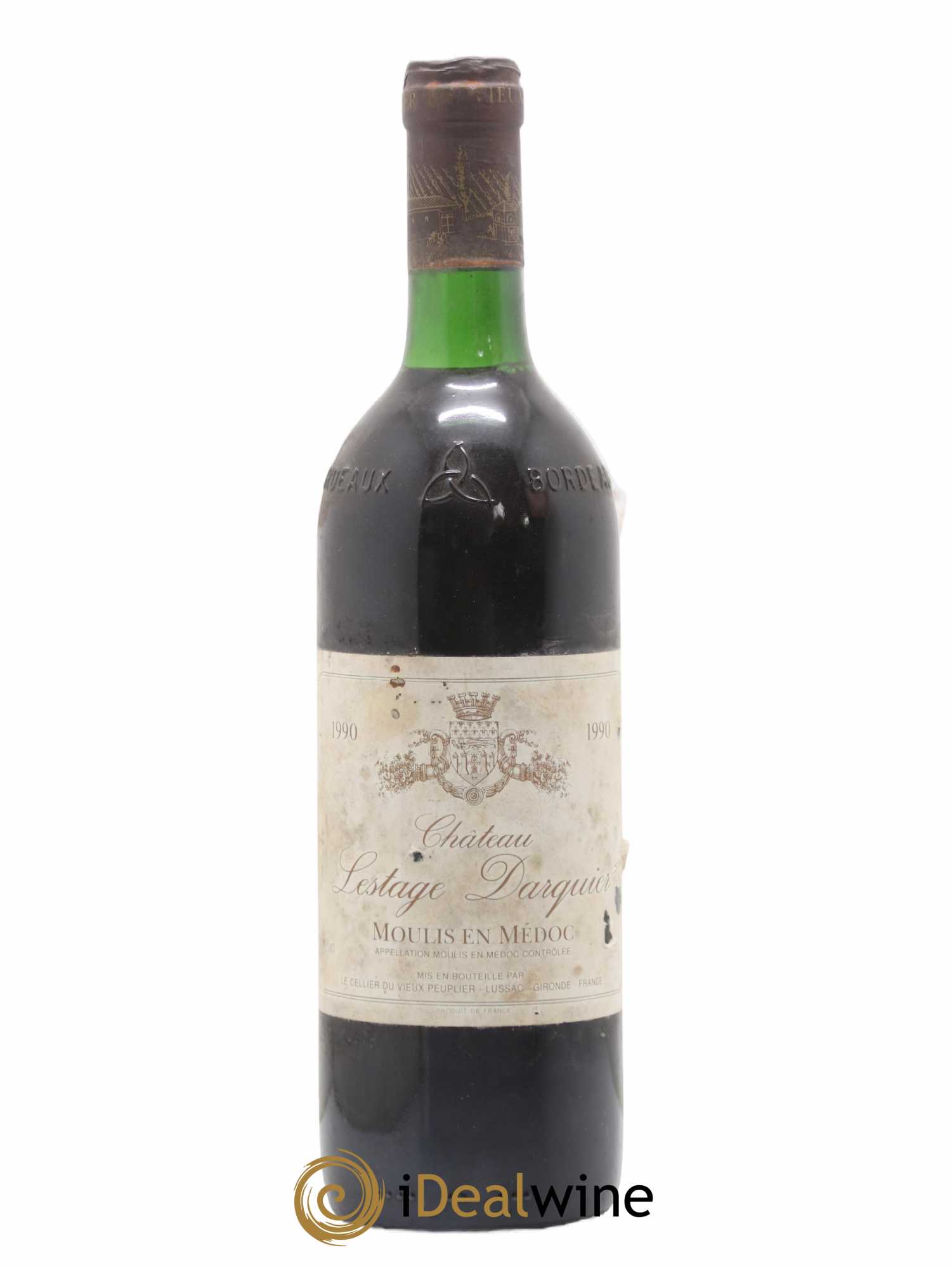 Moulis en Médoc Chateau Lestage Darquier (sans prix de réserve) 1990 - Posten von 1 Flasche - 0
