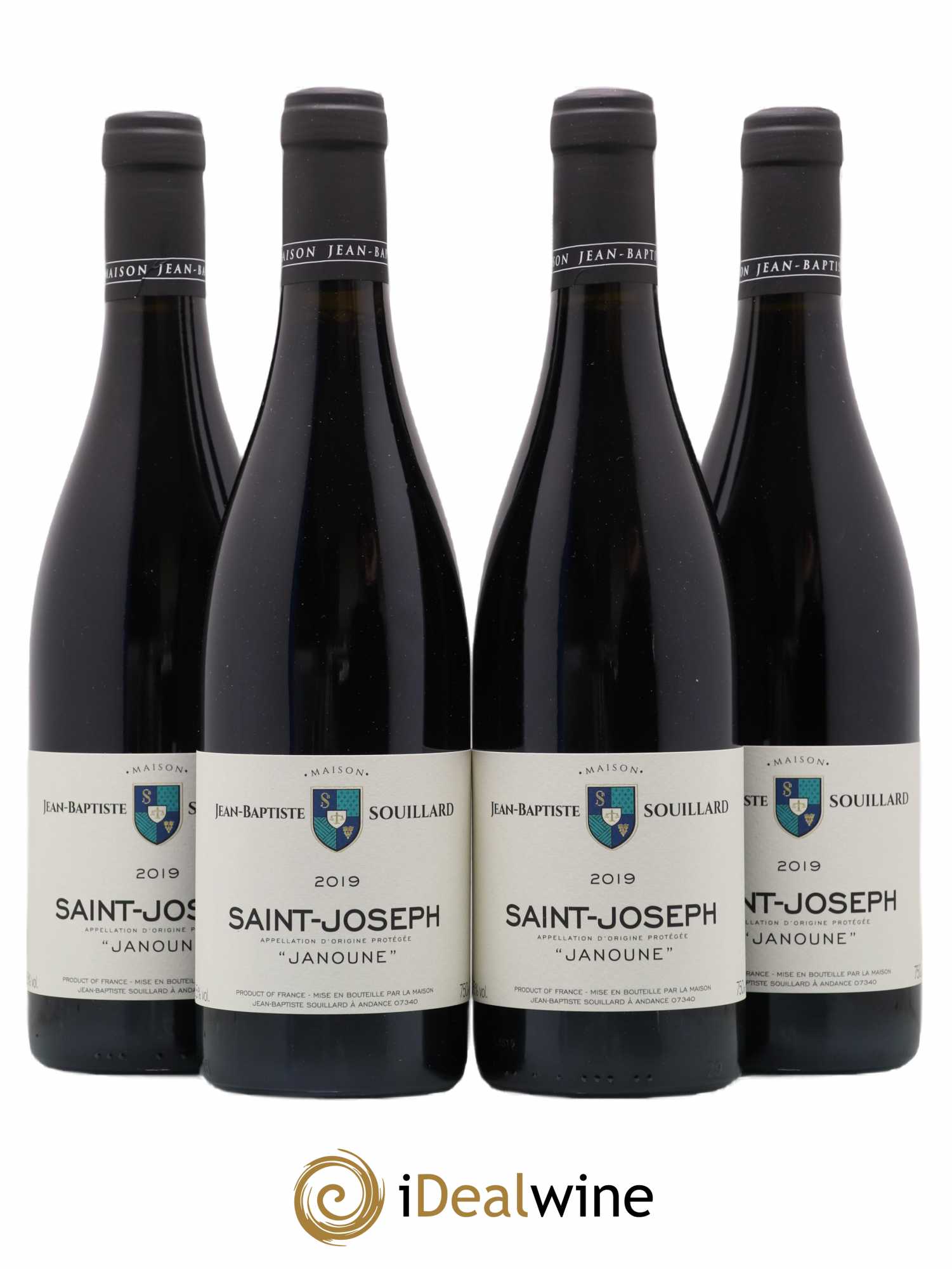 Saint-Joseph Janoune Jean Baptiste Souillard (sans prix de réserve) 2019 - Posten von 4 Flaschen - 0