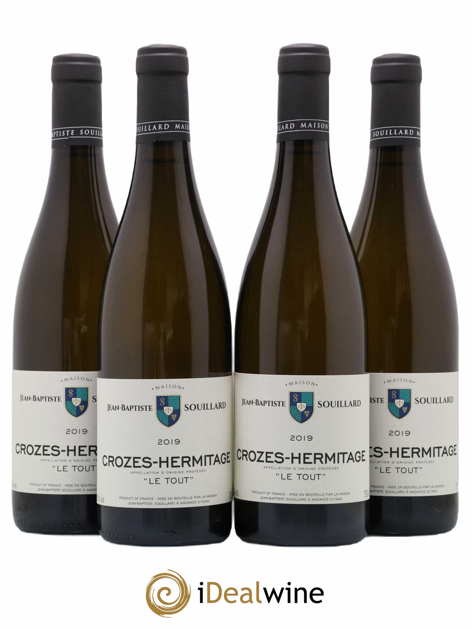Crozes-Hermitage Le Tout Jean-Baptiste Souillard (sans prix de réserve) 2019 - Posten von 4 Flaschen - 0